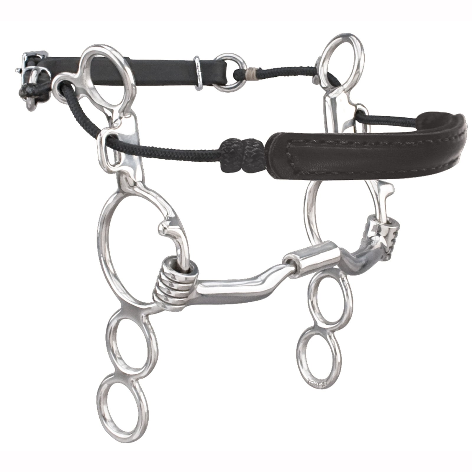 Myler Level 2 3-Ring Sweet Iron Low Port Combination Bit