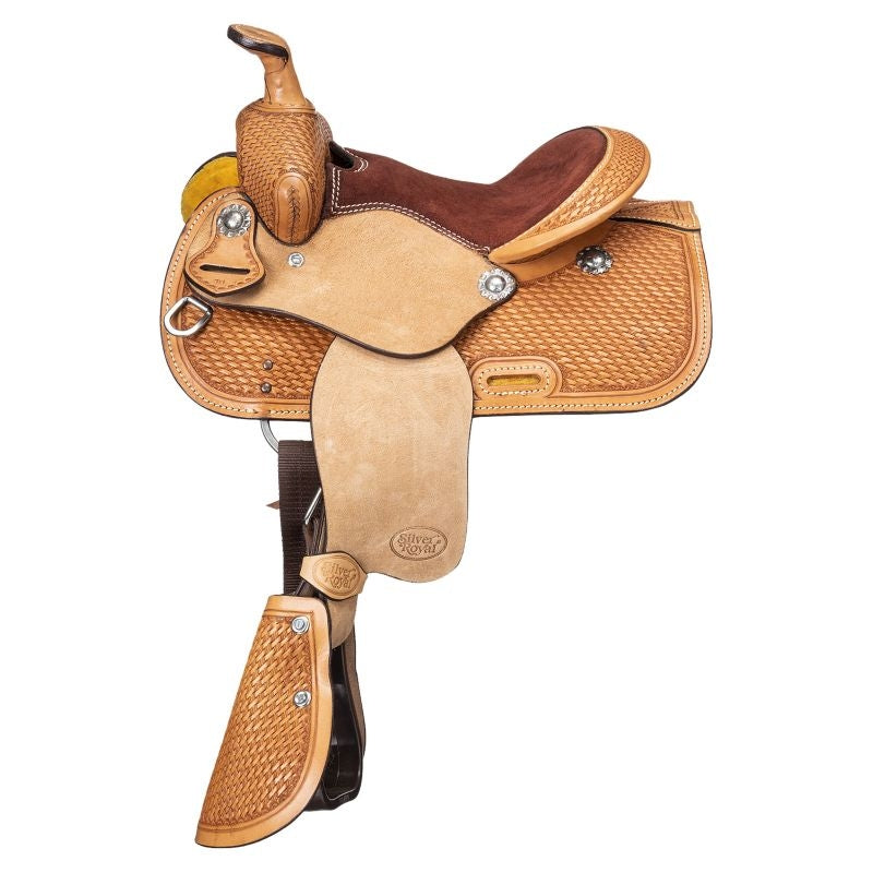 Ozark Mini Basket Tooled Saddle