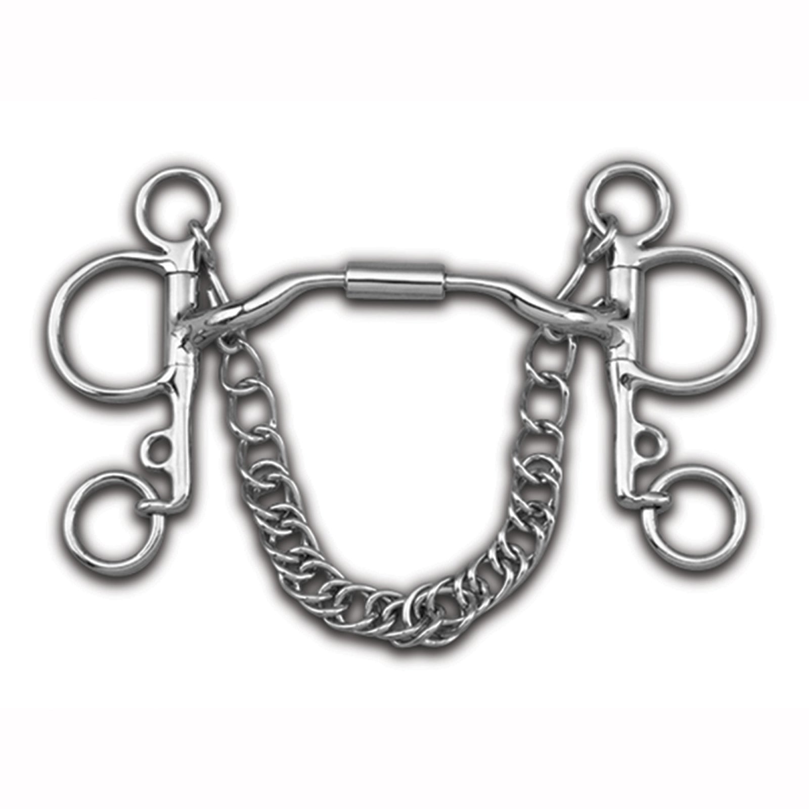Myler Level 2 Pelham Stainless Steel Low Port Comfort Snaffle
