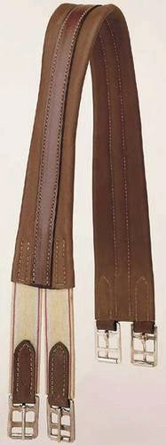 Tory Leather Contour English Girth with Elastic
