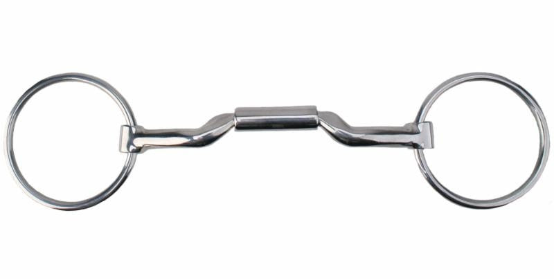 Myler Bridoon Comfort Snaffle Low Port Wide Barrel Copper Inlay (Mb04)