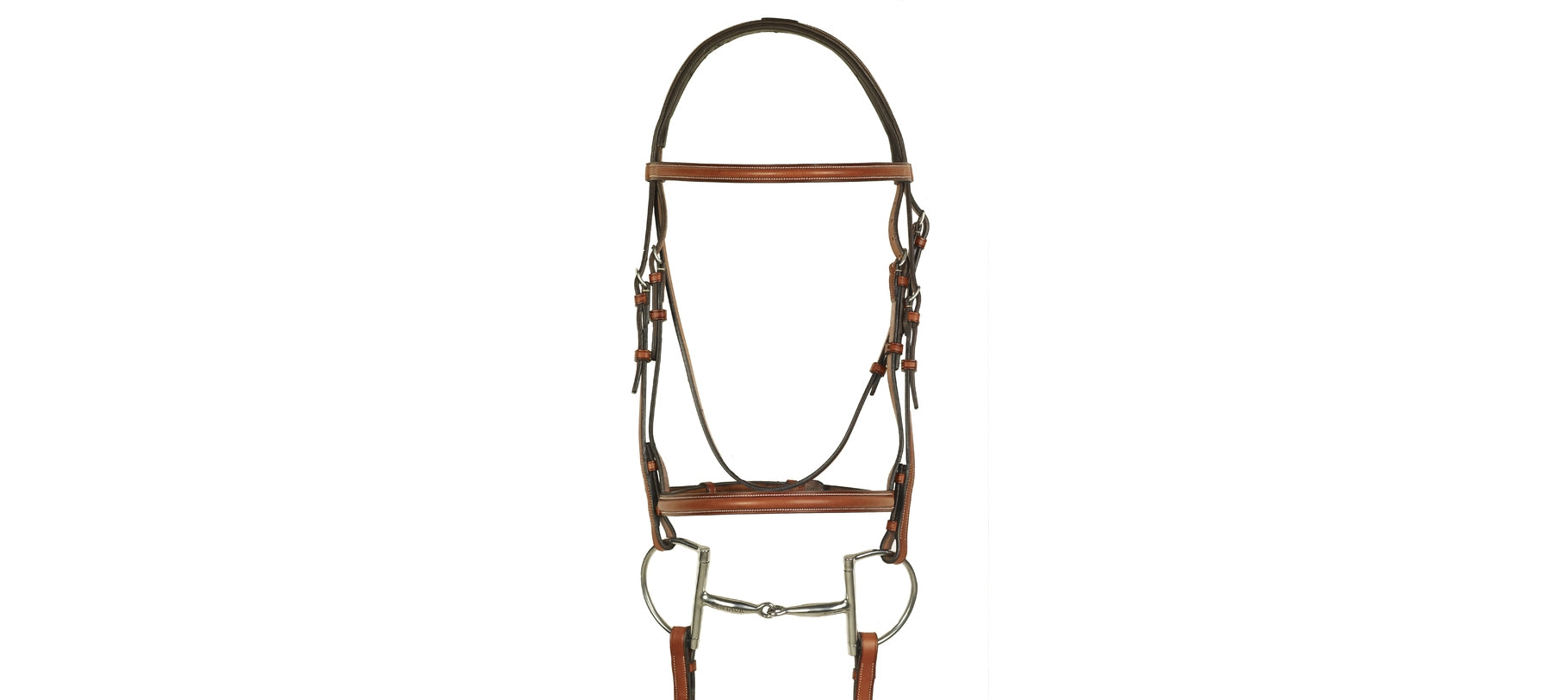 Aramas Plain Raised Padded Bridle with Raised Rubber Grip Reins