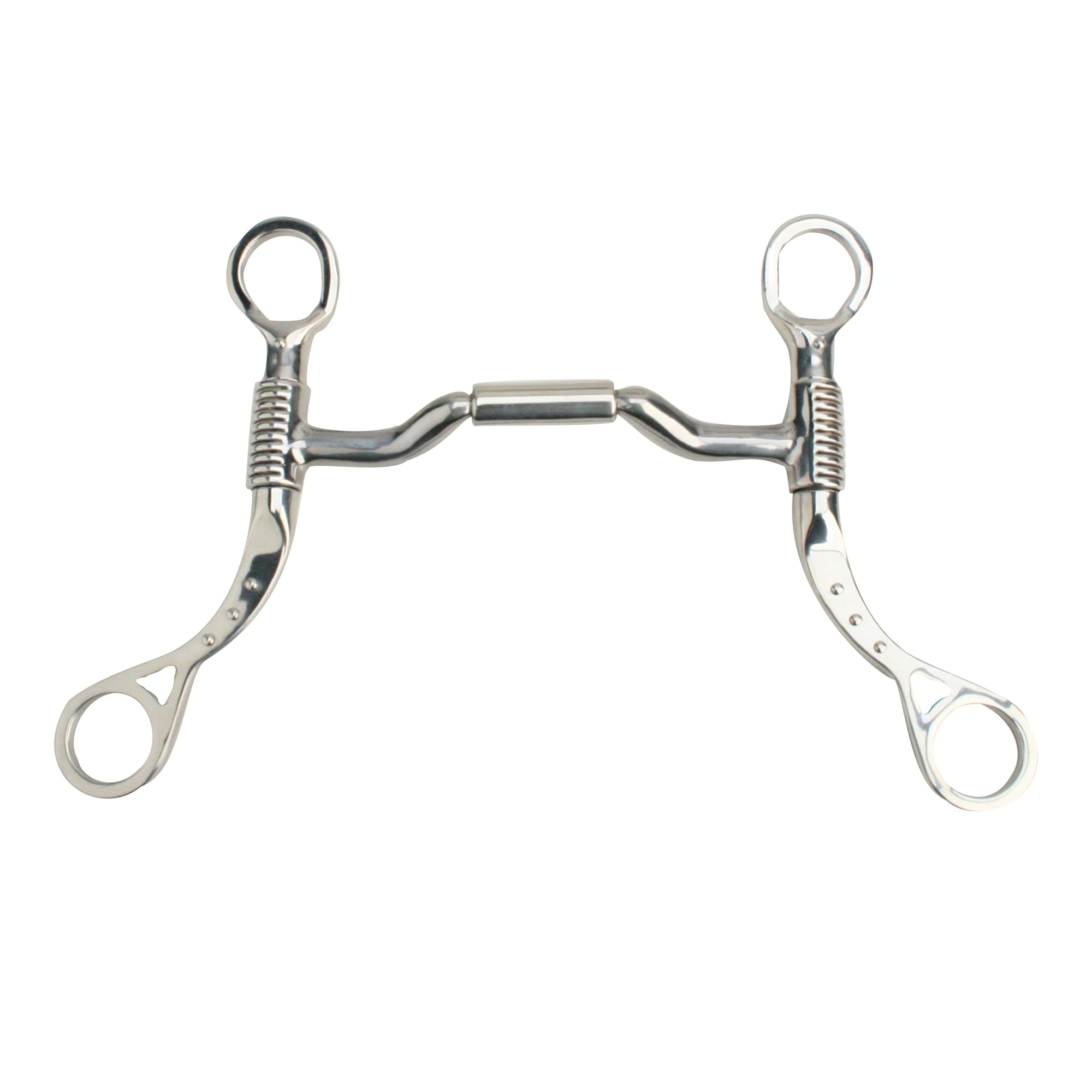 Myler Level 2-3 MBT Shank Sweet Iron Forward Tilt Port Bit