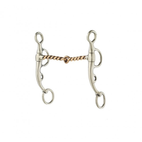 Turn-Two Stainless Steel Copper Twisted Wire Argentine Bit