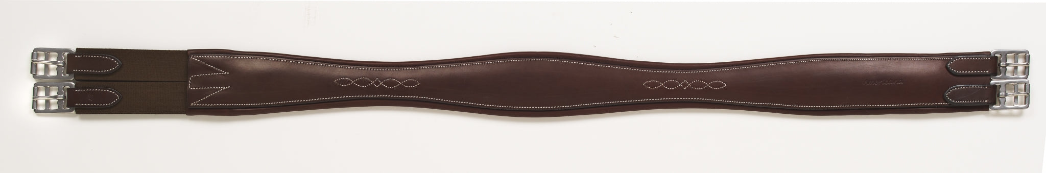 HK Americana Shaped Fancy Stitch Overlay Girth