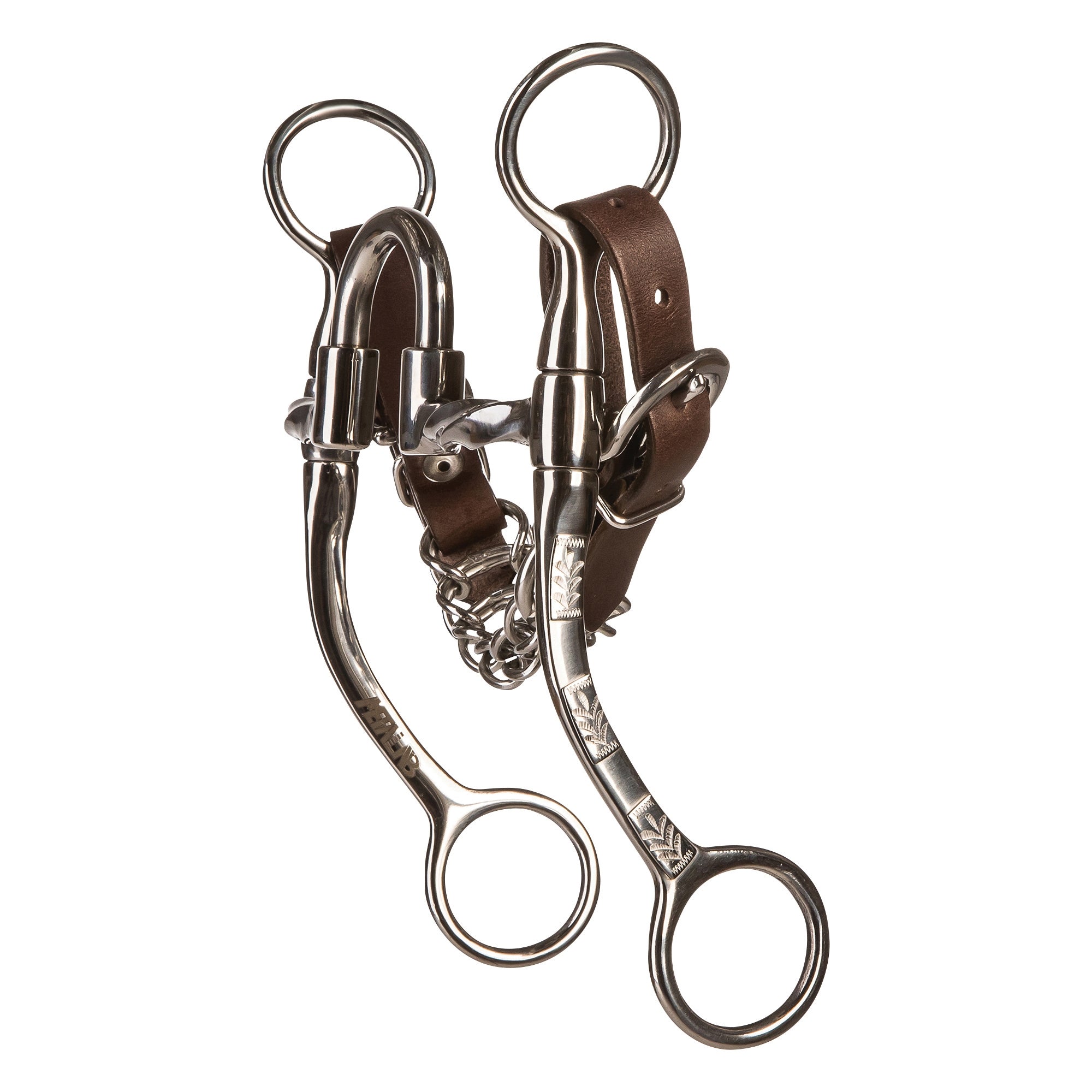 Cowboy Tack Bernard Fonck Correctional Bit 7-1/2" Medium Shank Cheecks
