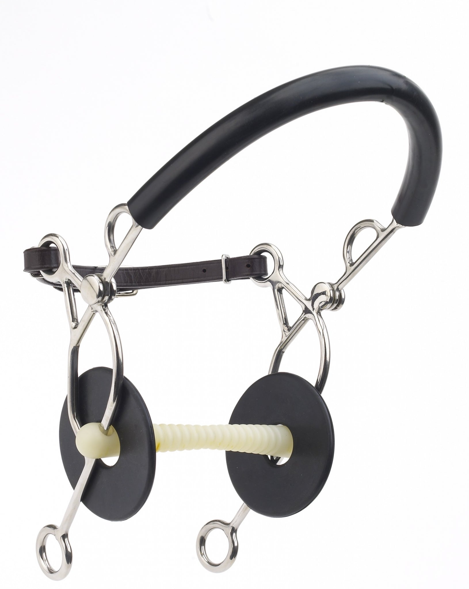 Happy Mouth Ribbed Mouth Hackamore Bit