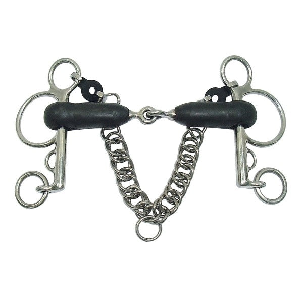 Metalab Magic Rubber Jointed Pelham Bit