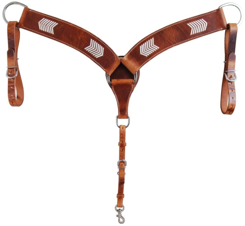 Oxbow Nevada Breast Collar with Rawhide Weaving
