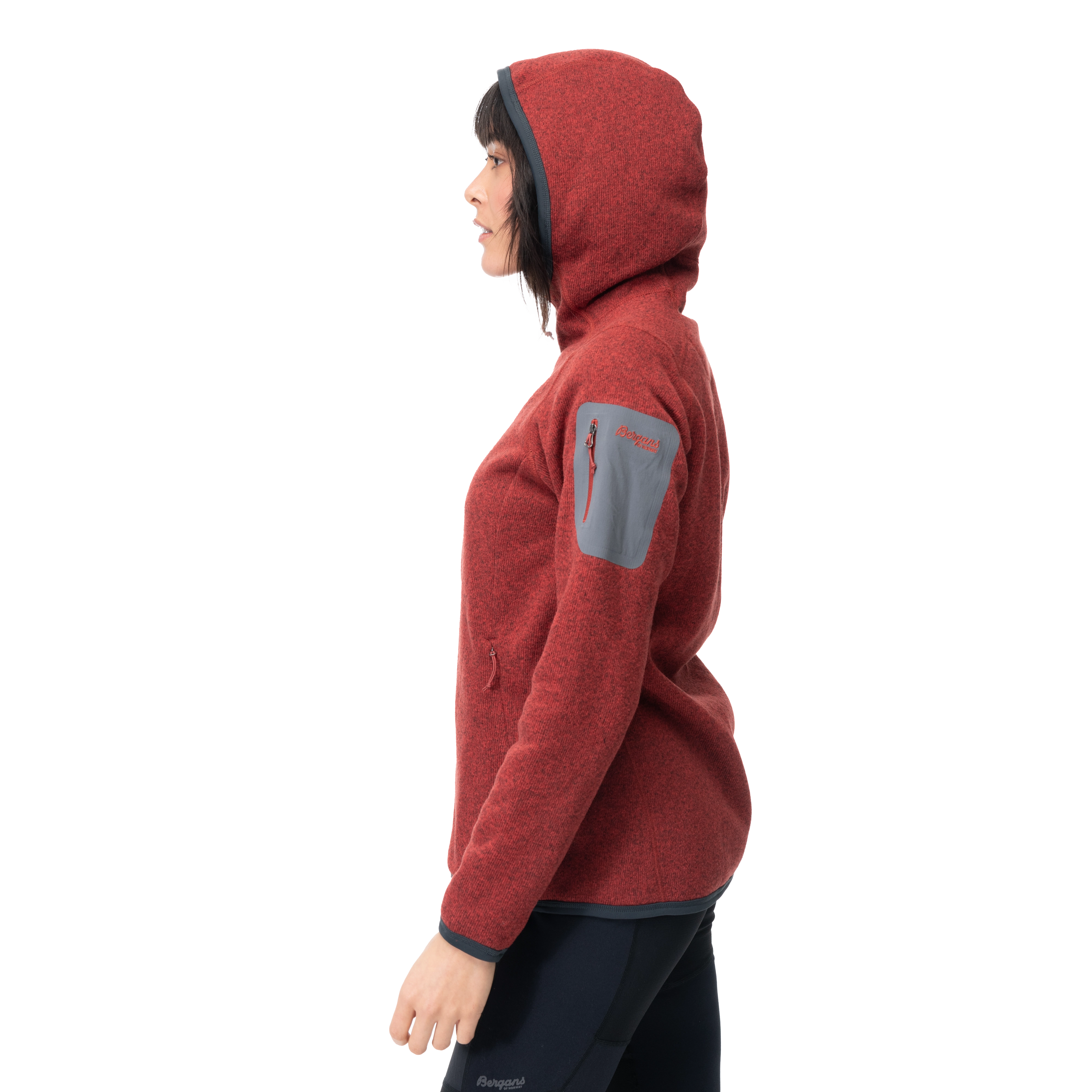 Kamphaug Knitted W Hoodie