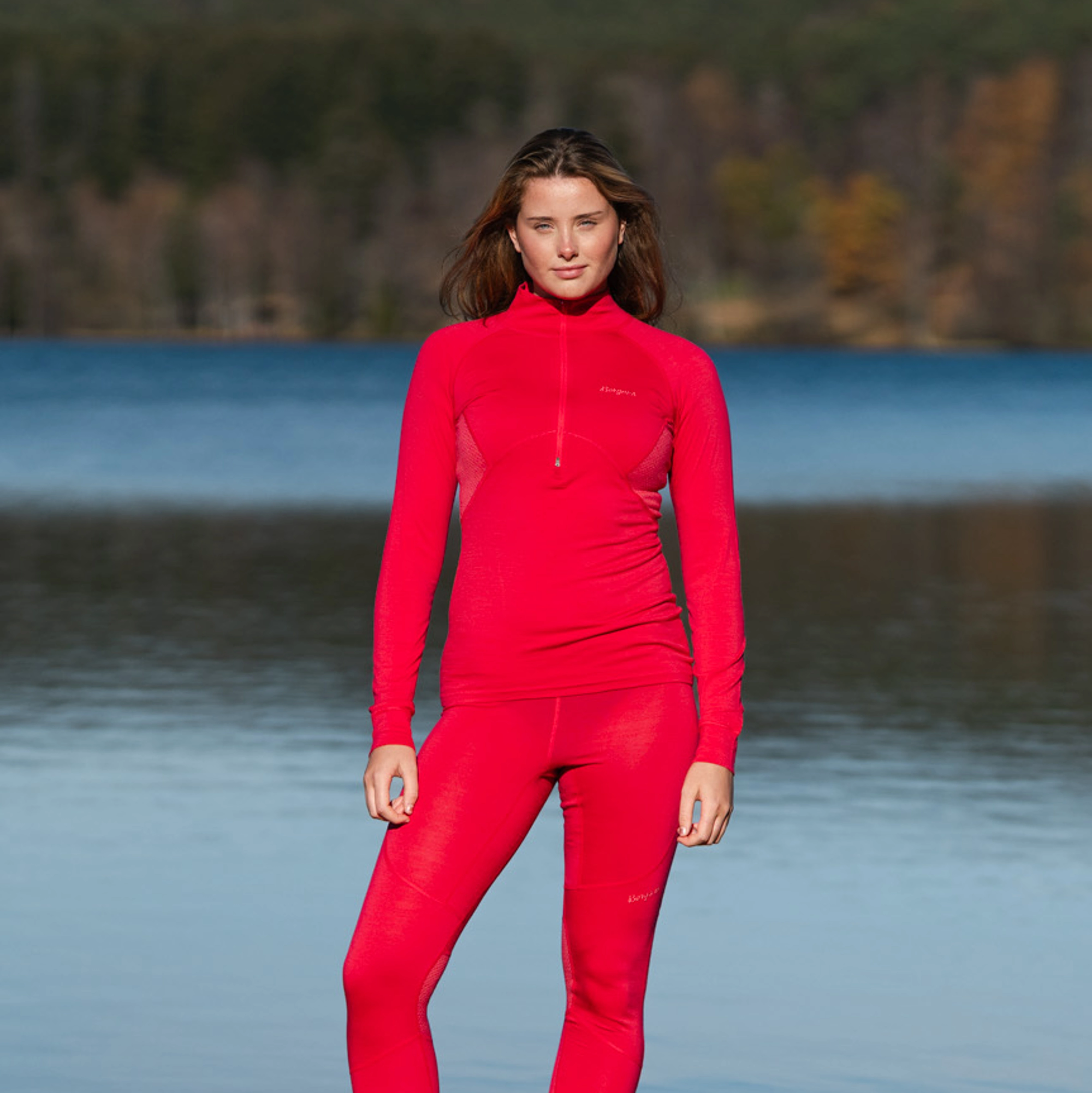 Inner:Pure Merino Half Zip Women