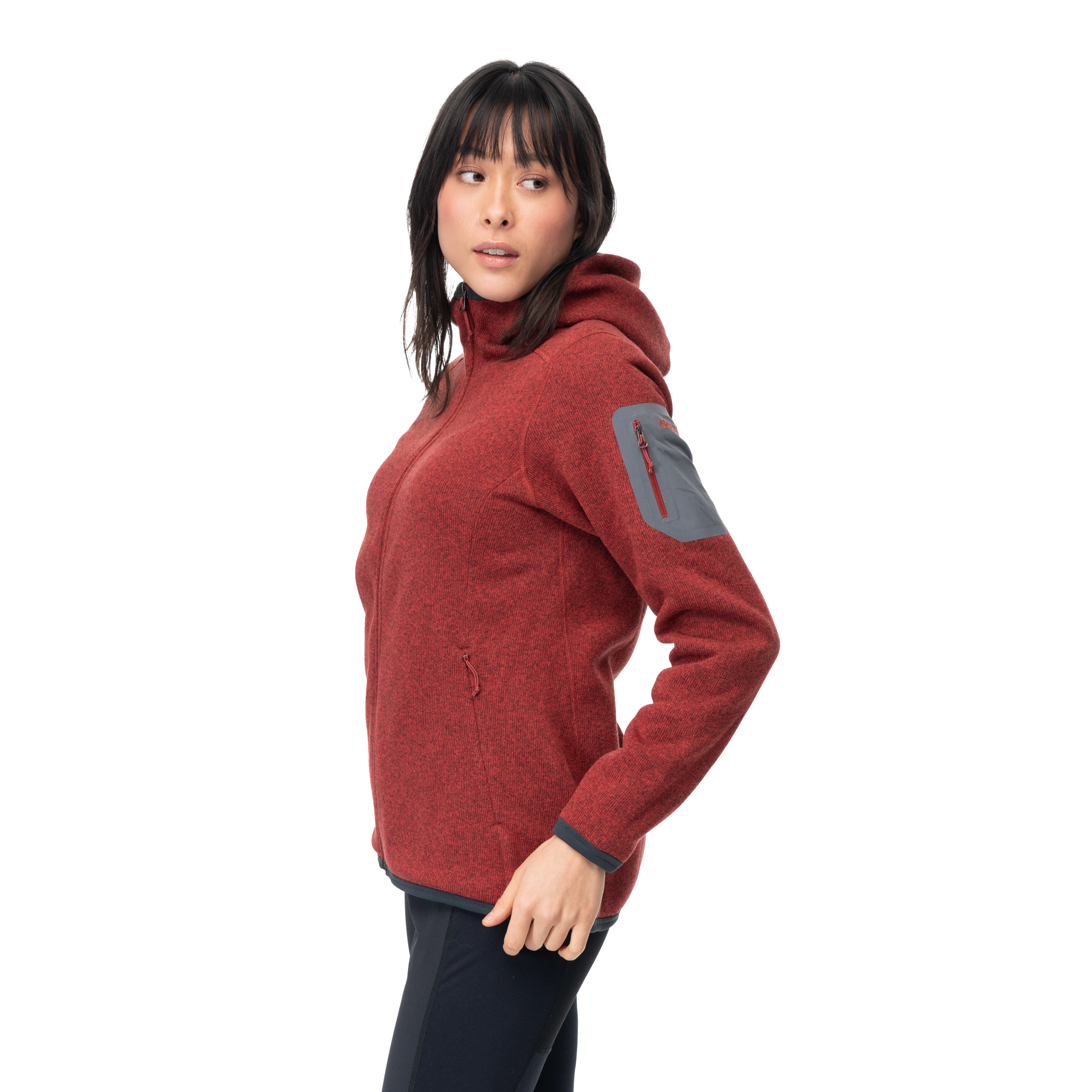 Kamphaug Knitted W Hoodie