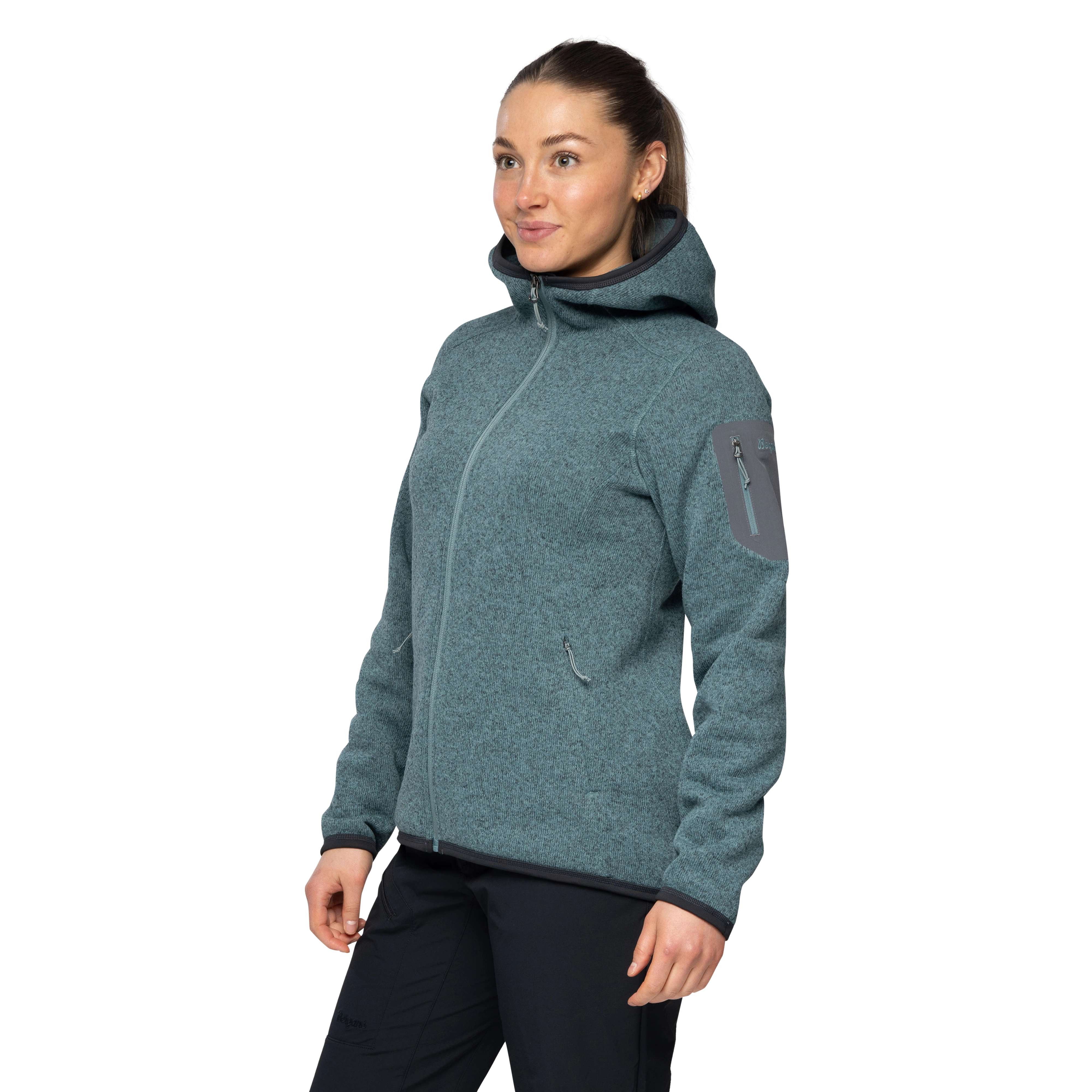 Kamphaug Knitted W Hoodie