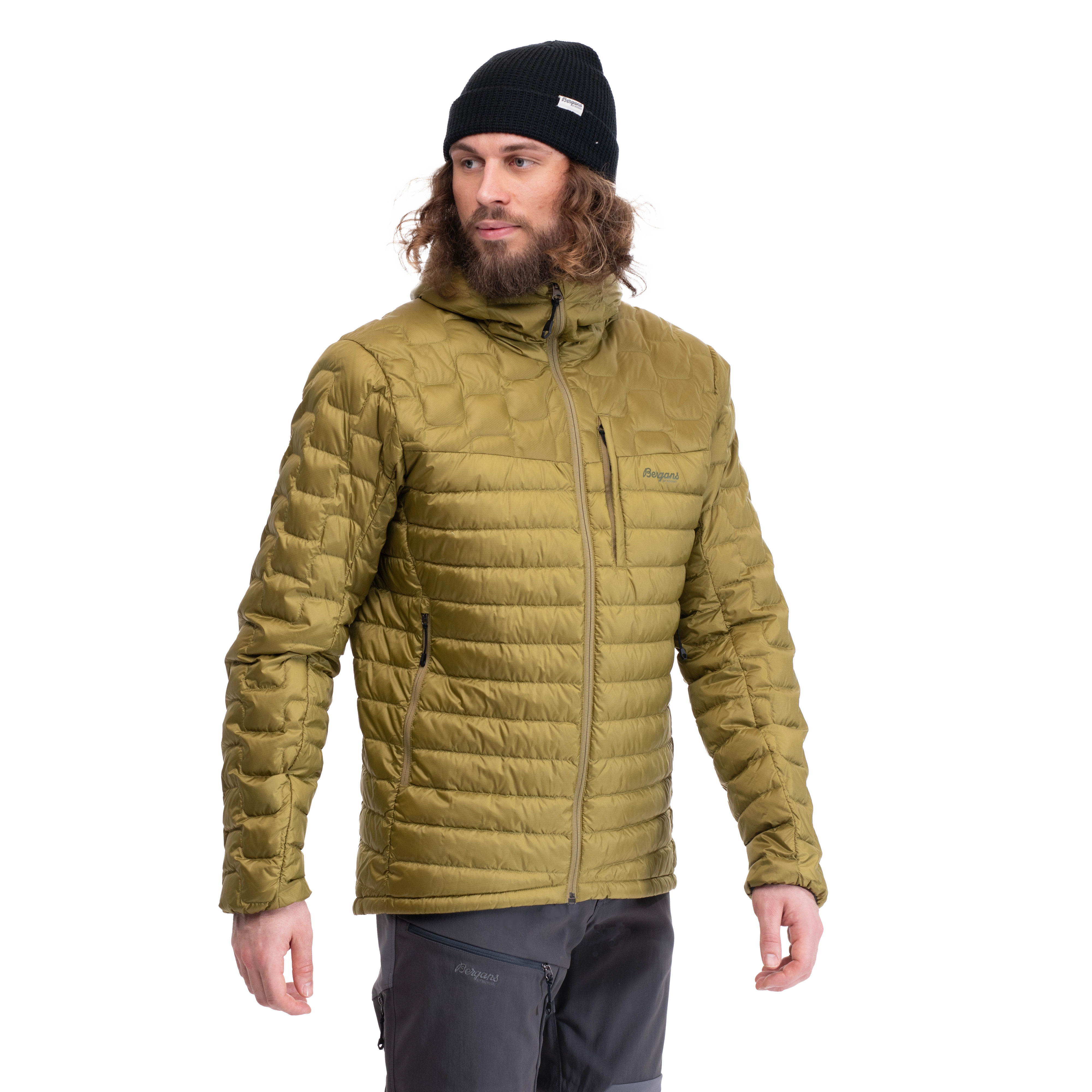 Magma Light Down Jacket w/Hood Men