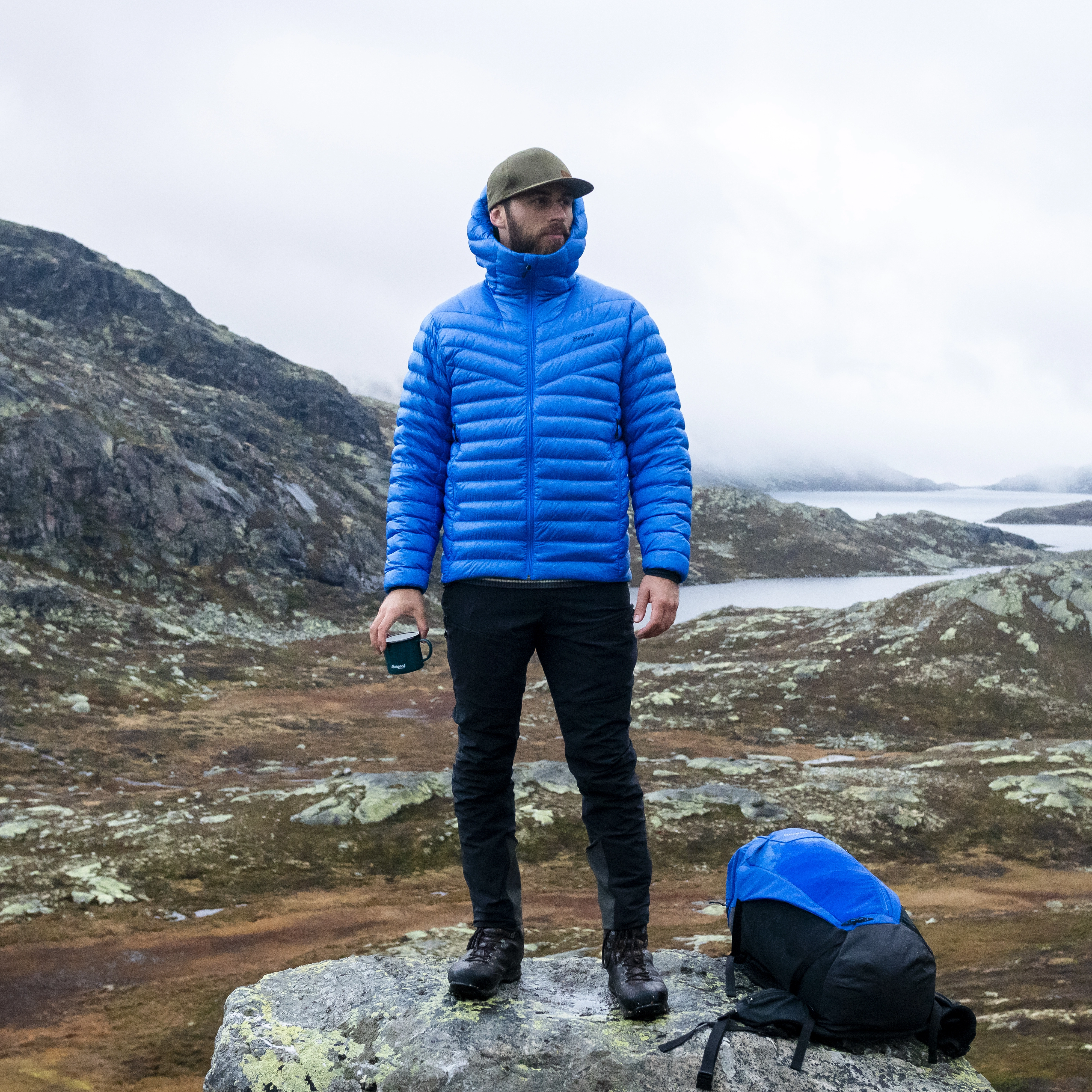 Rabot Light Down Jacket Hood Men