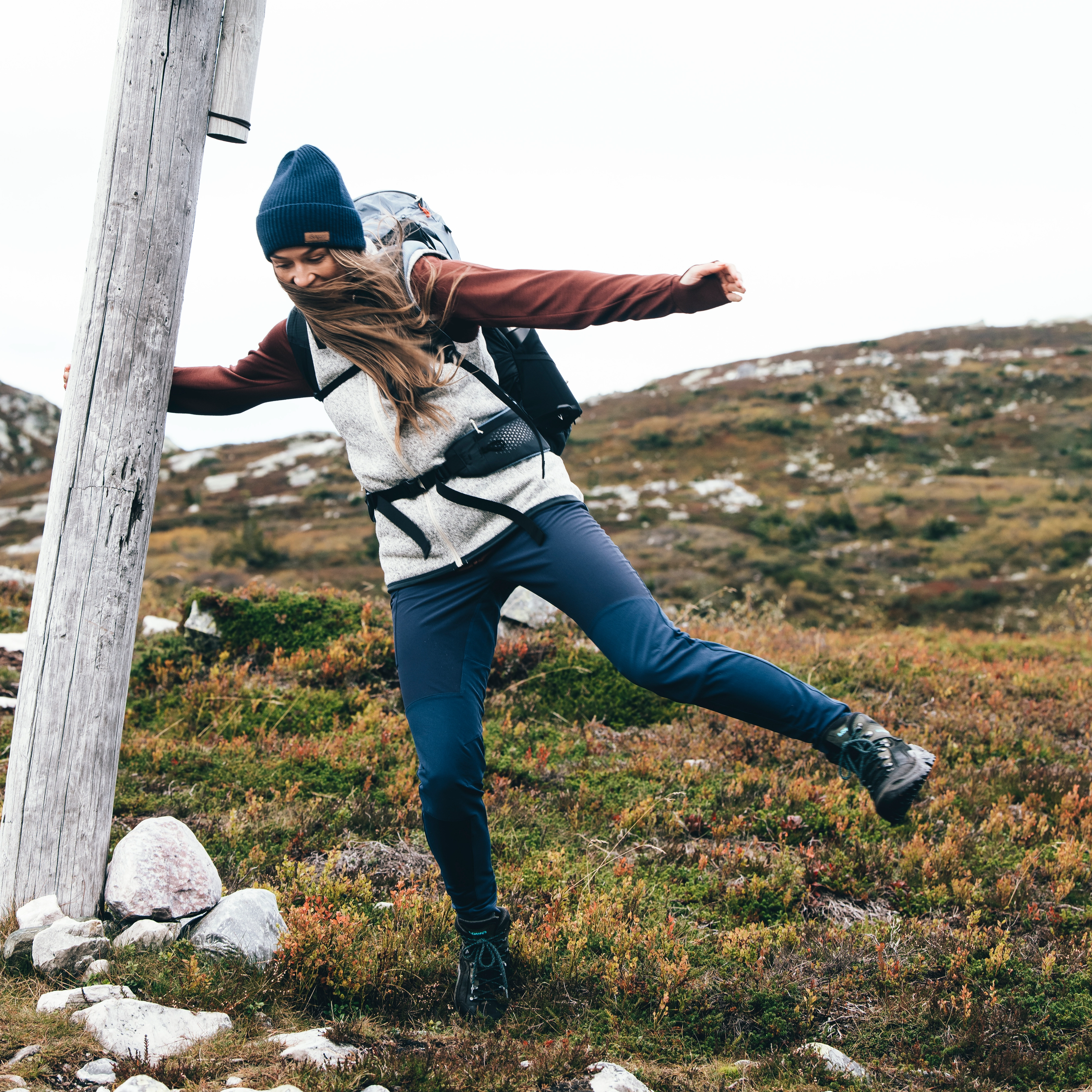 Inner:Pure W Half Zip