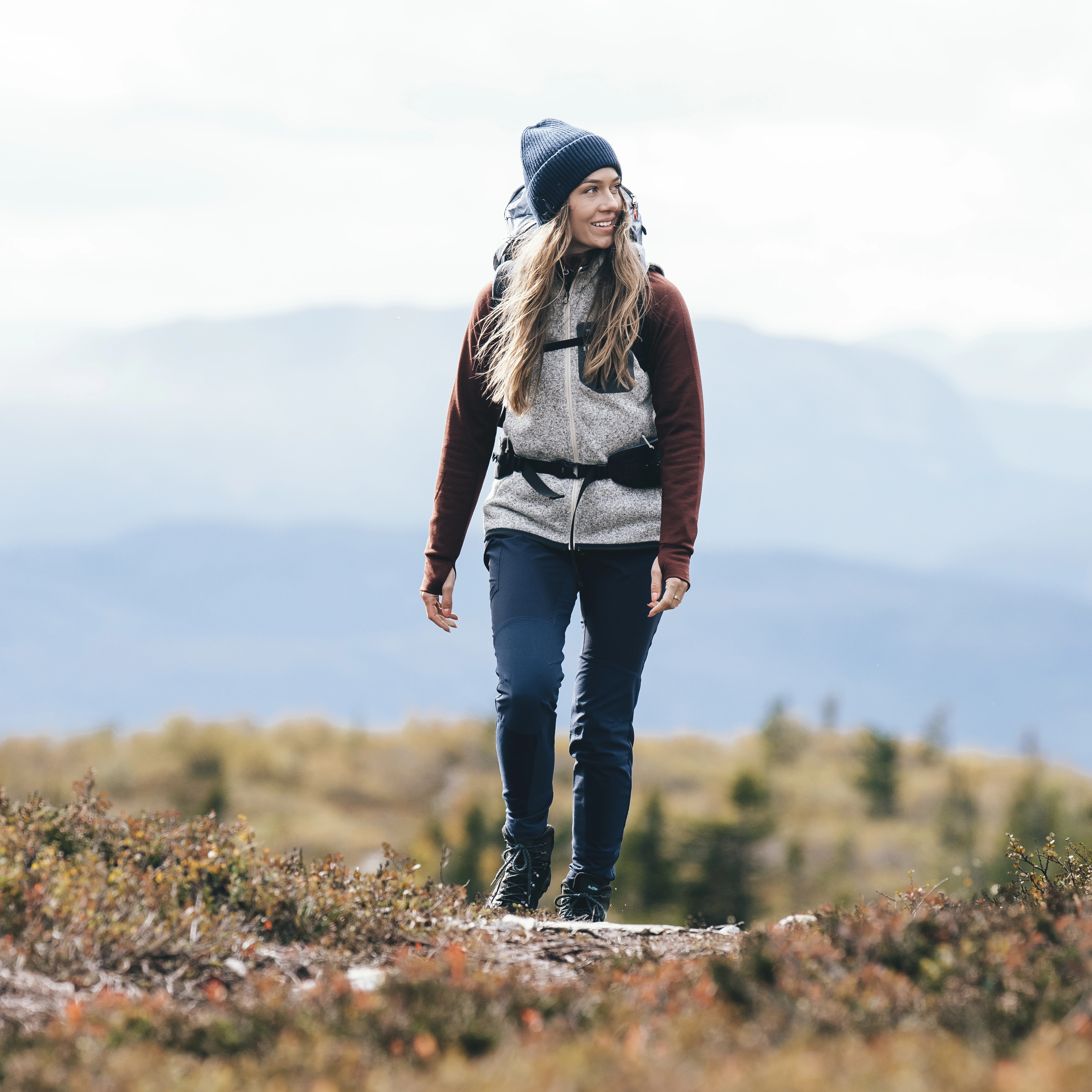 Inner:Pure W Half Zip