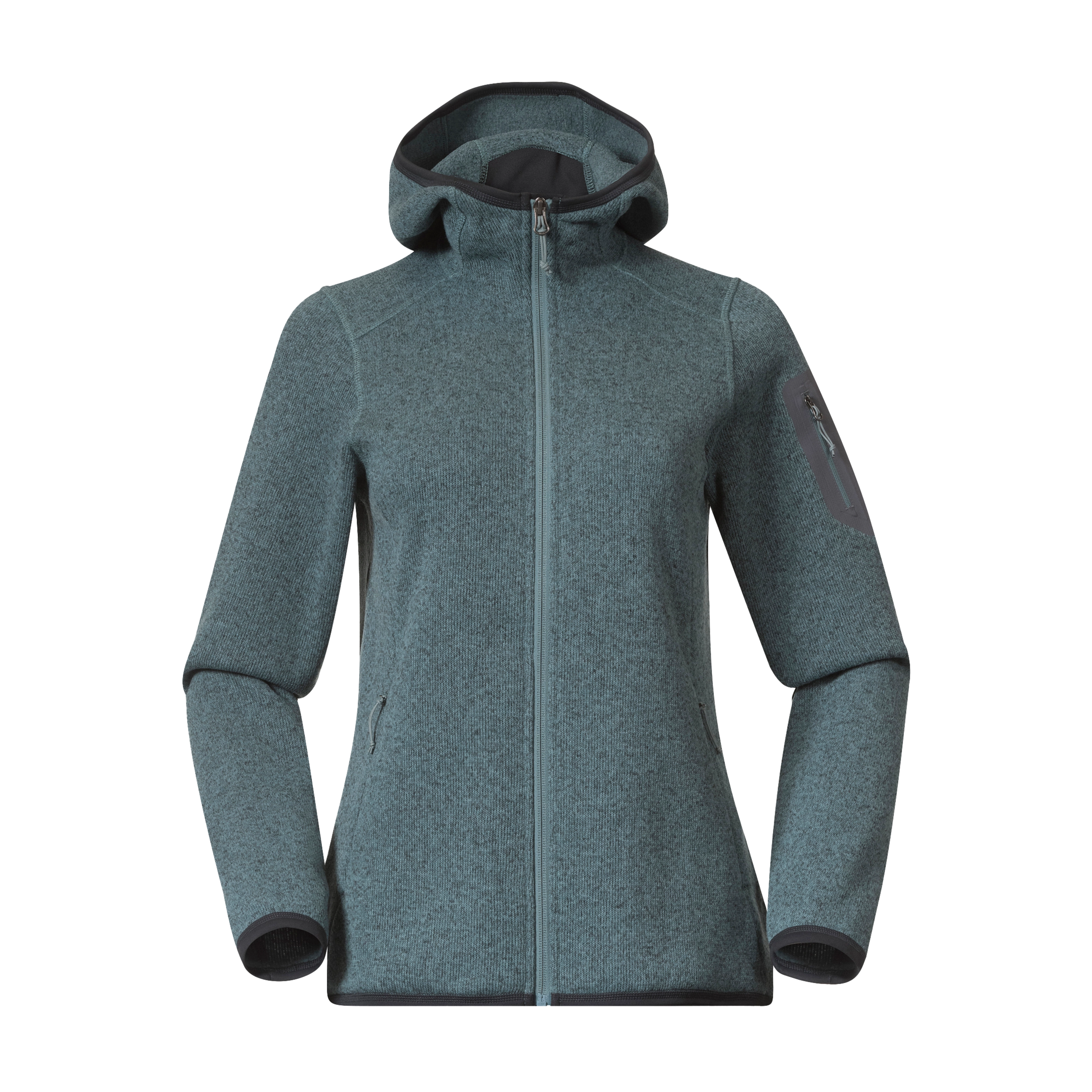 Kamphaug Knitted W Hoodie