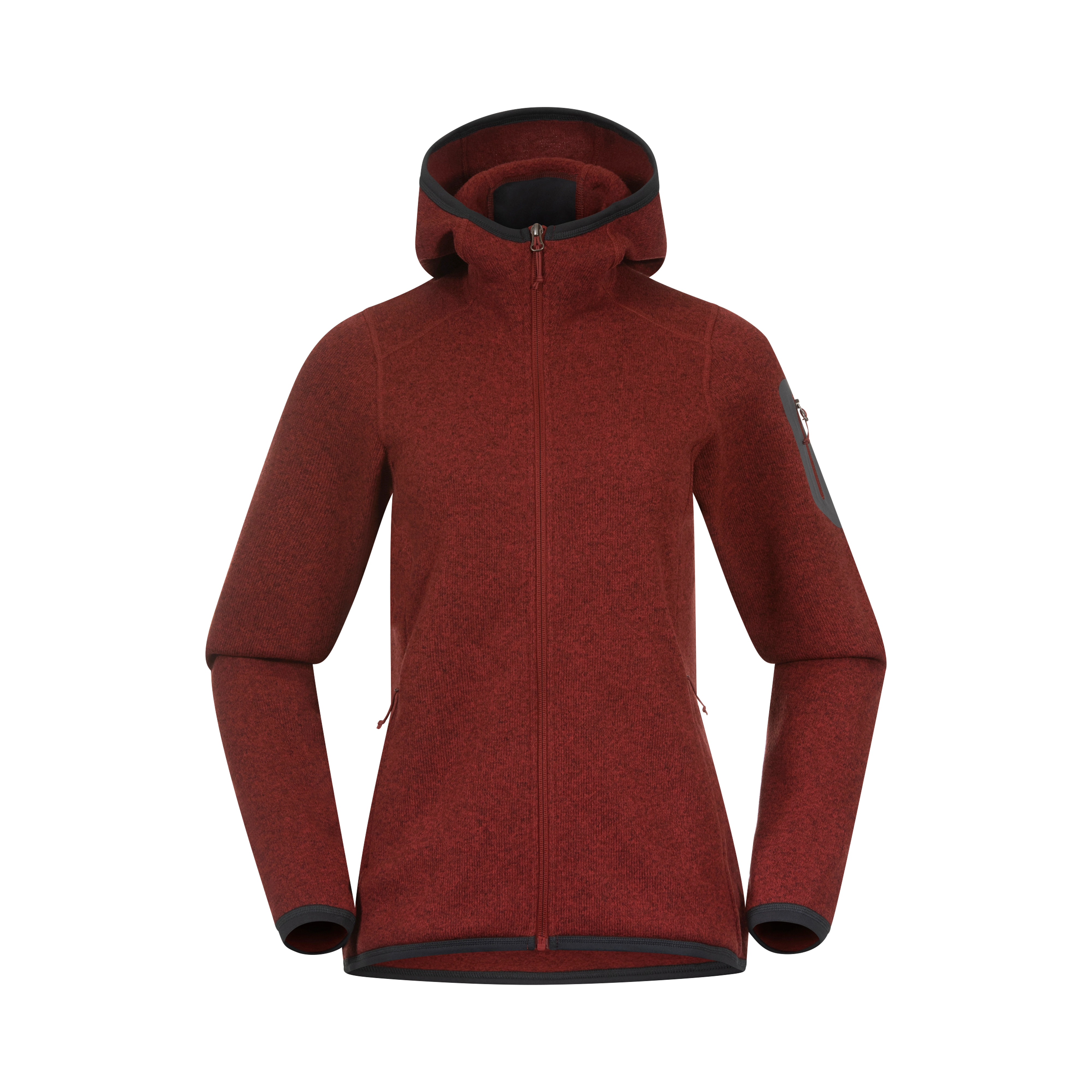 Kamphaug Knitted W Hoodie