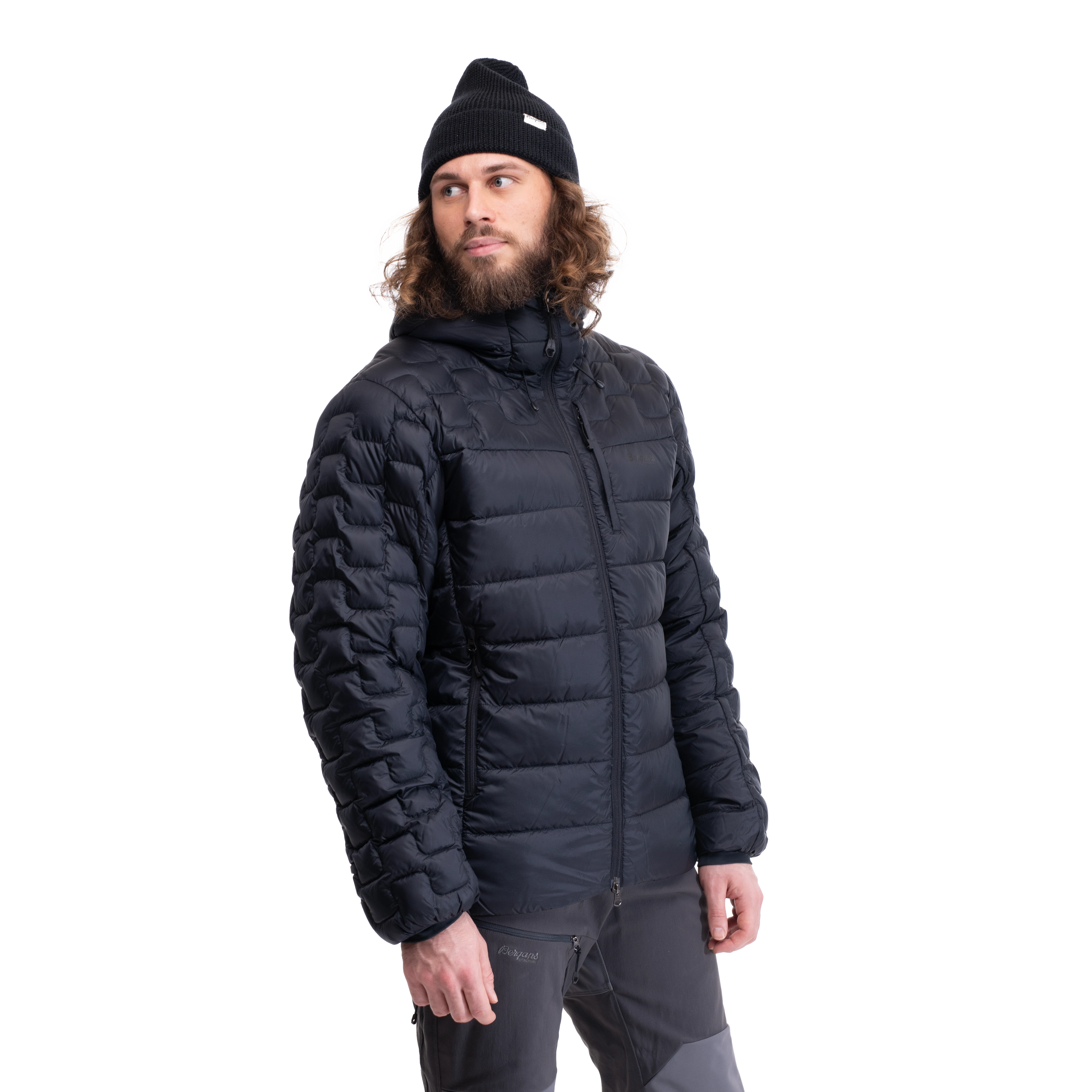 Magma Medium Down Jacket w/Hood Men
