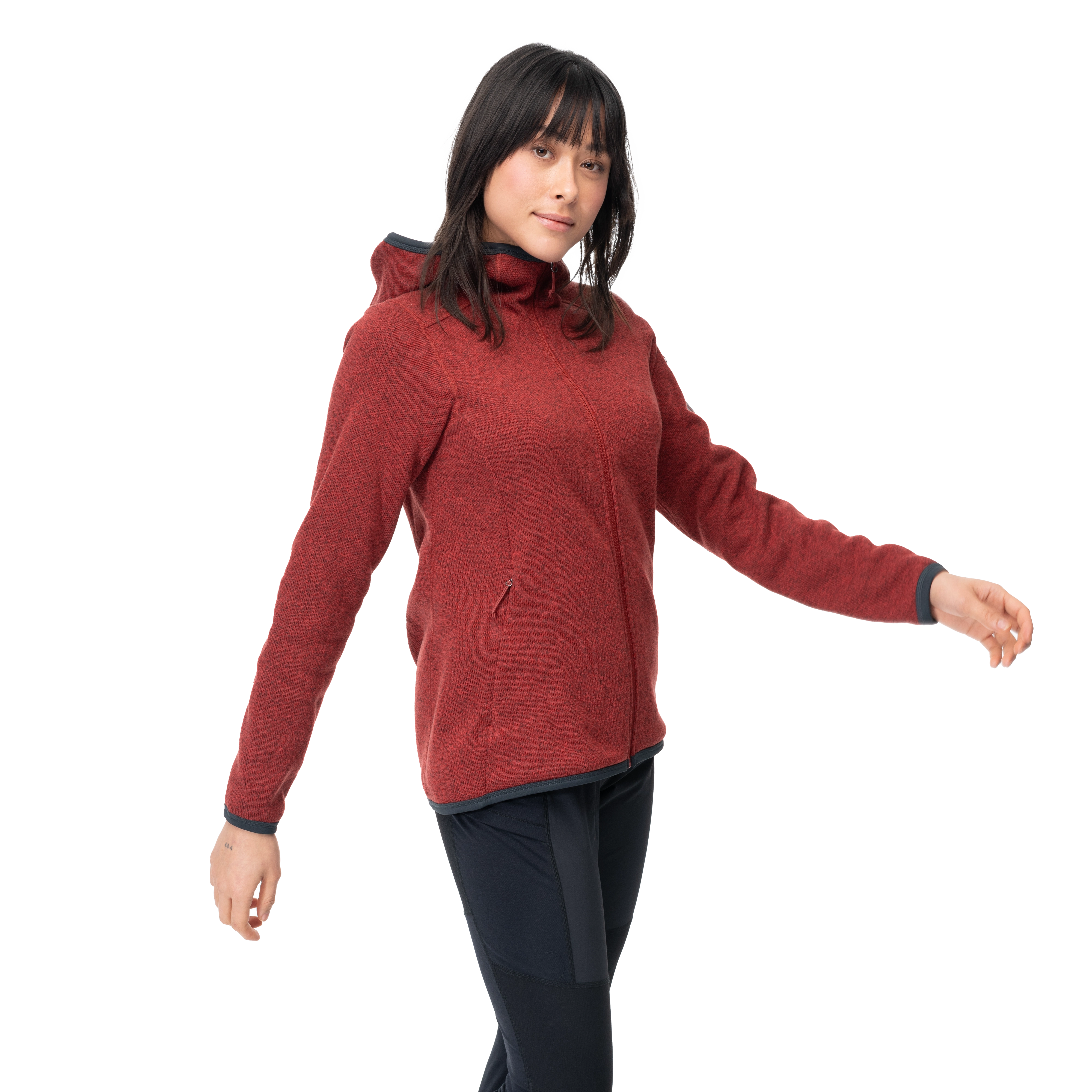 Kamphaug Knitted W Hoodie