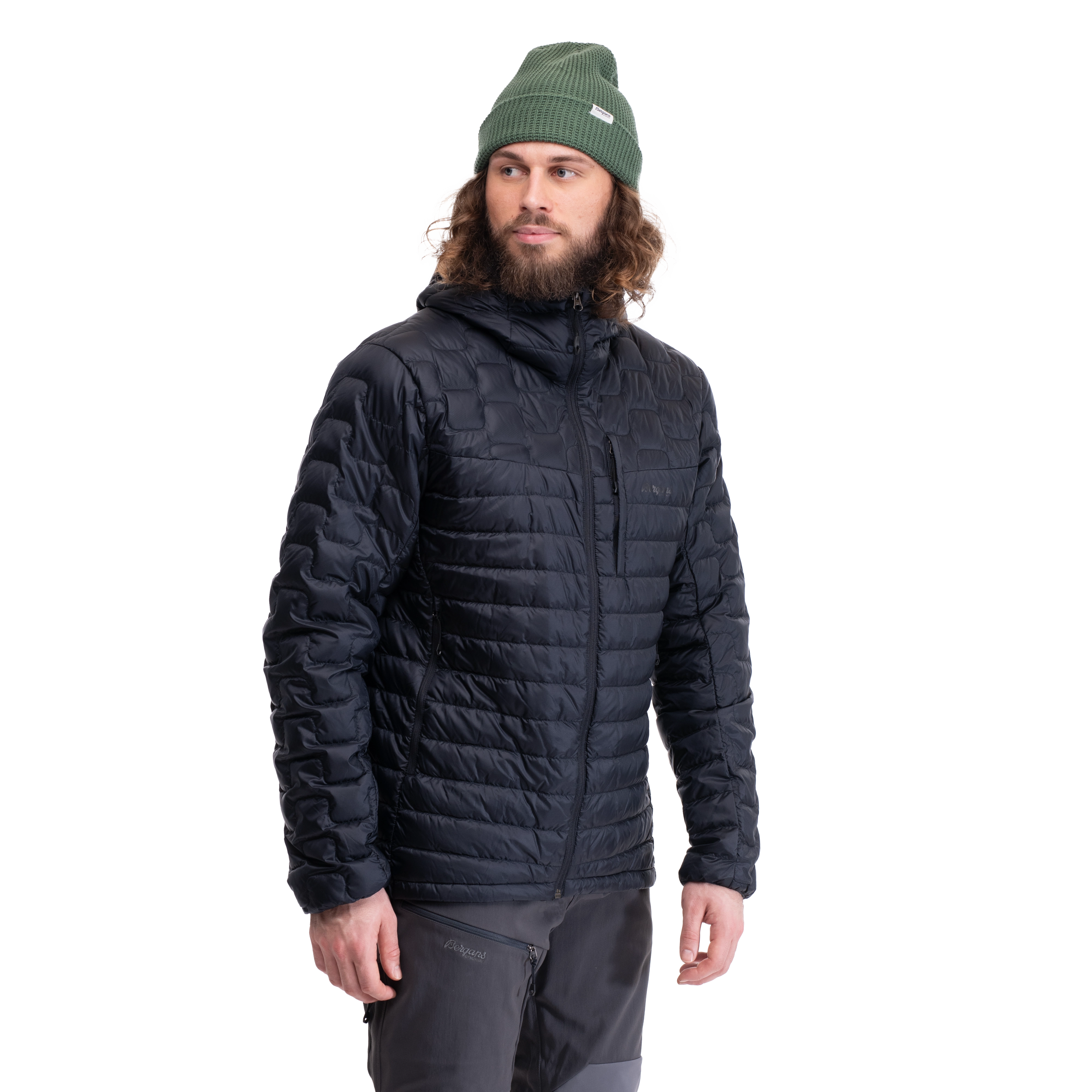 Magma Light Down Jacket w/Hood Men