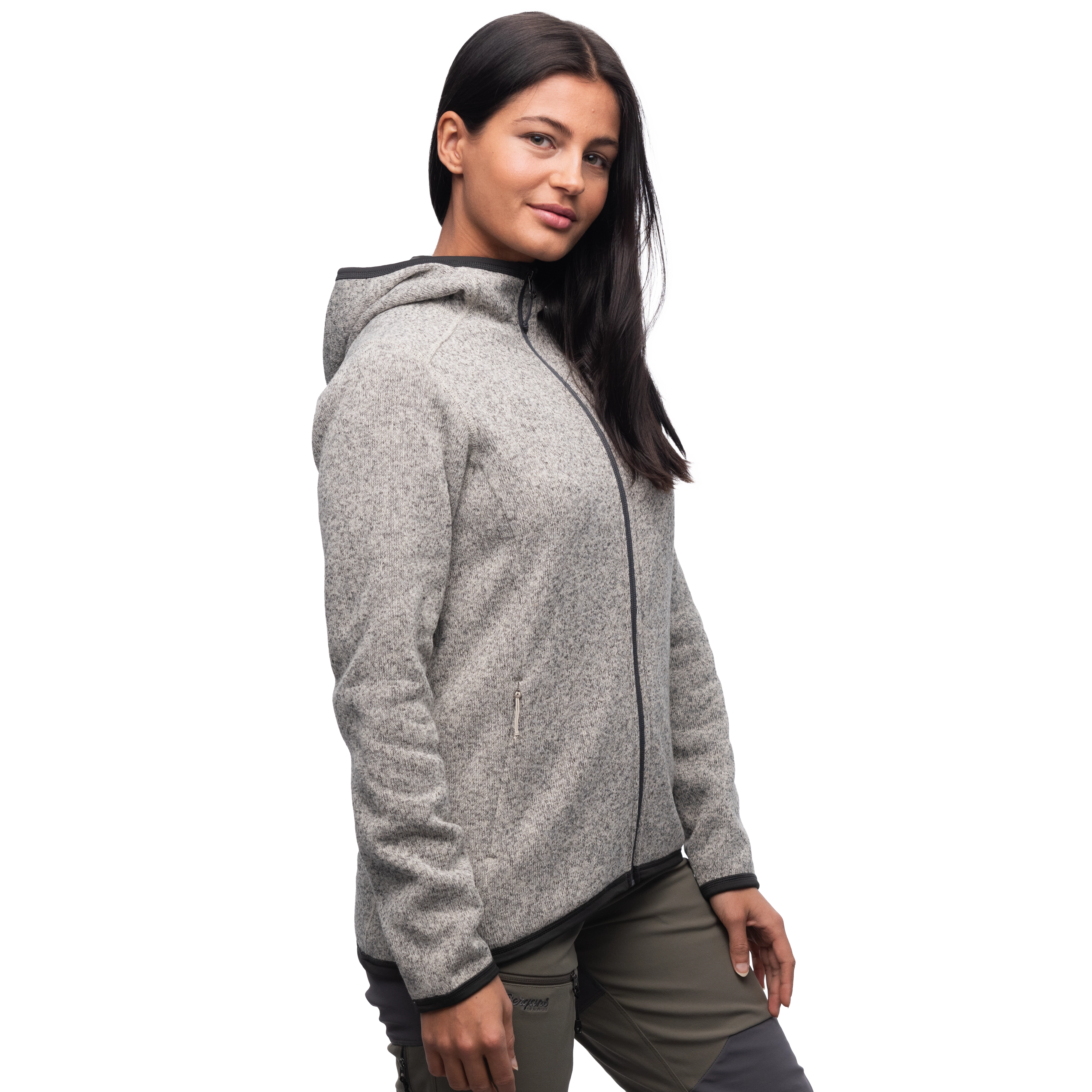 Kamphaug Knitted W Hoodie