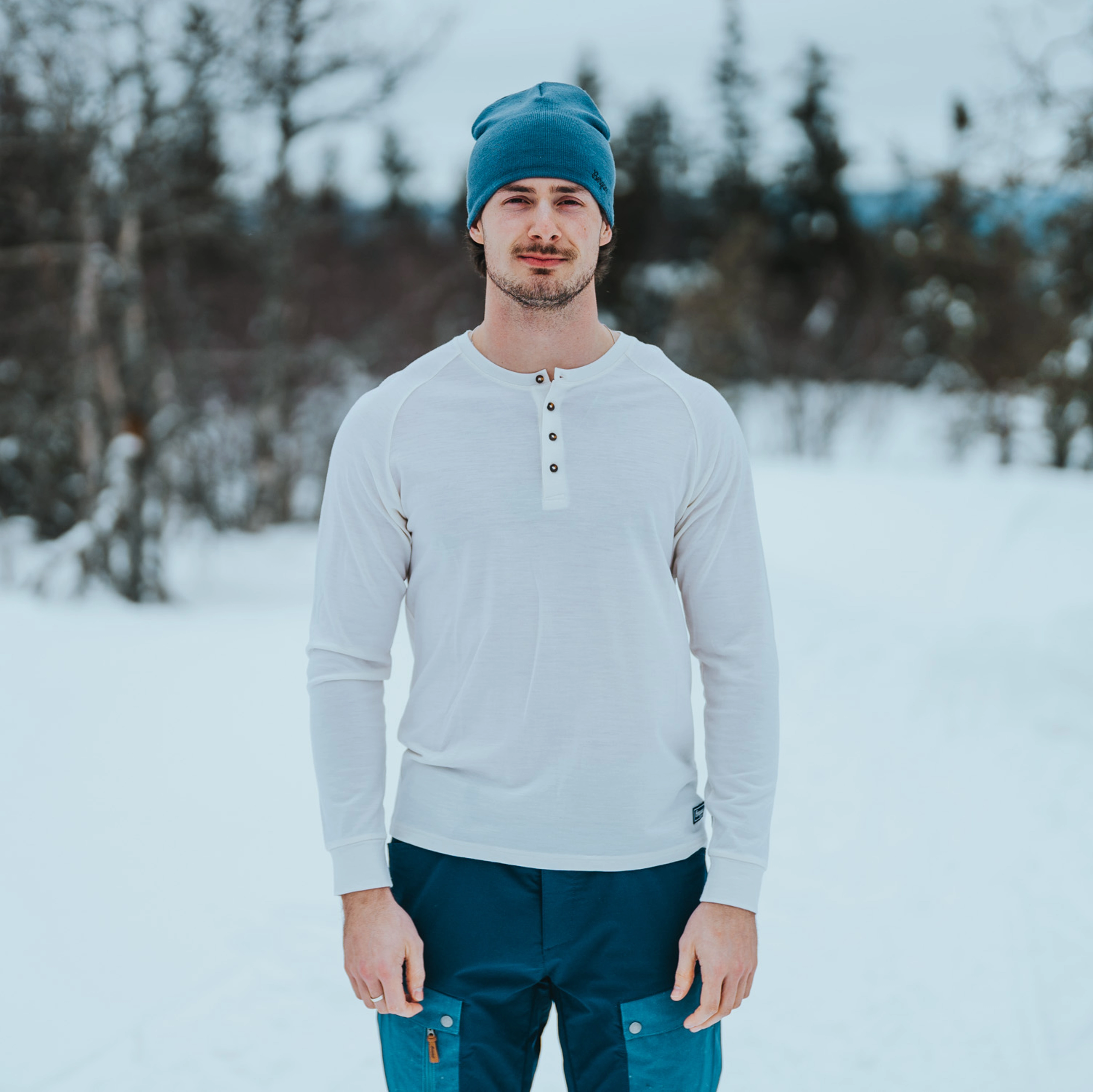 Lysebu Wool Henley Men