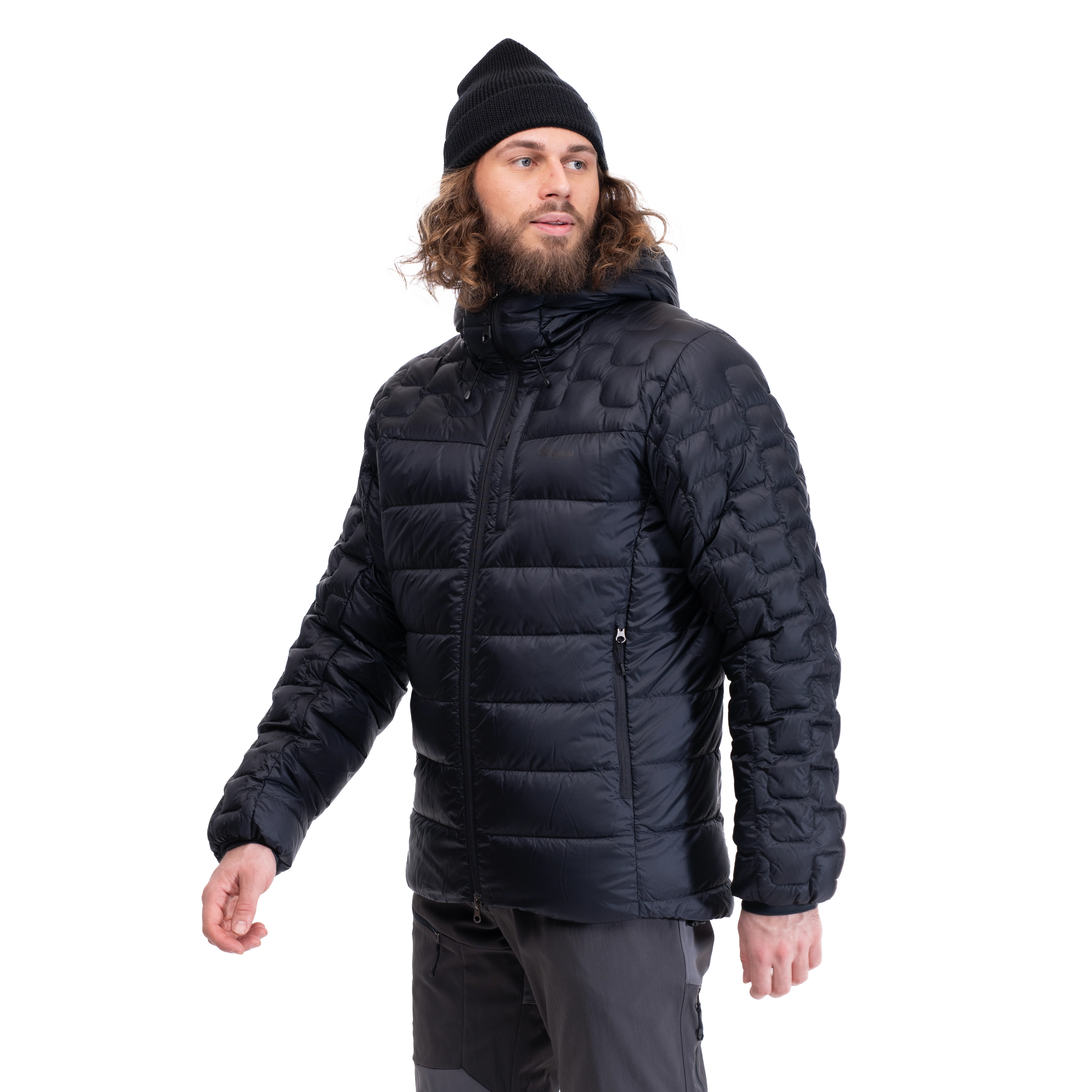 Magma Medium Down Jacket w/Hood Men