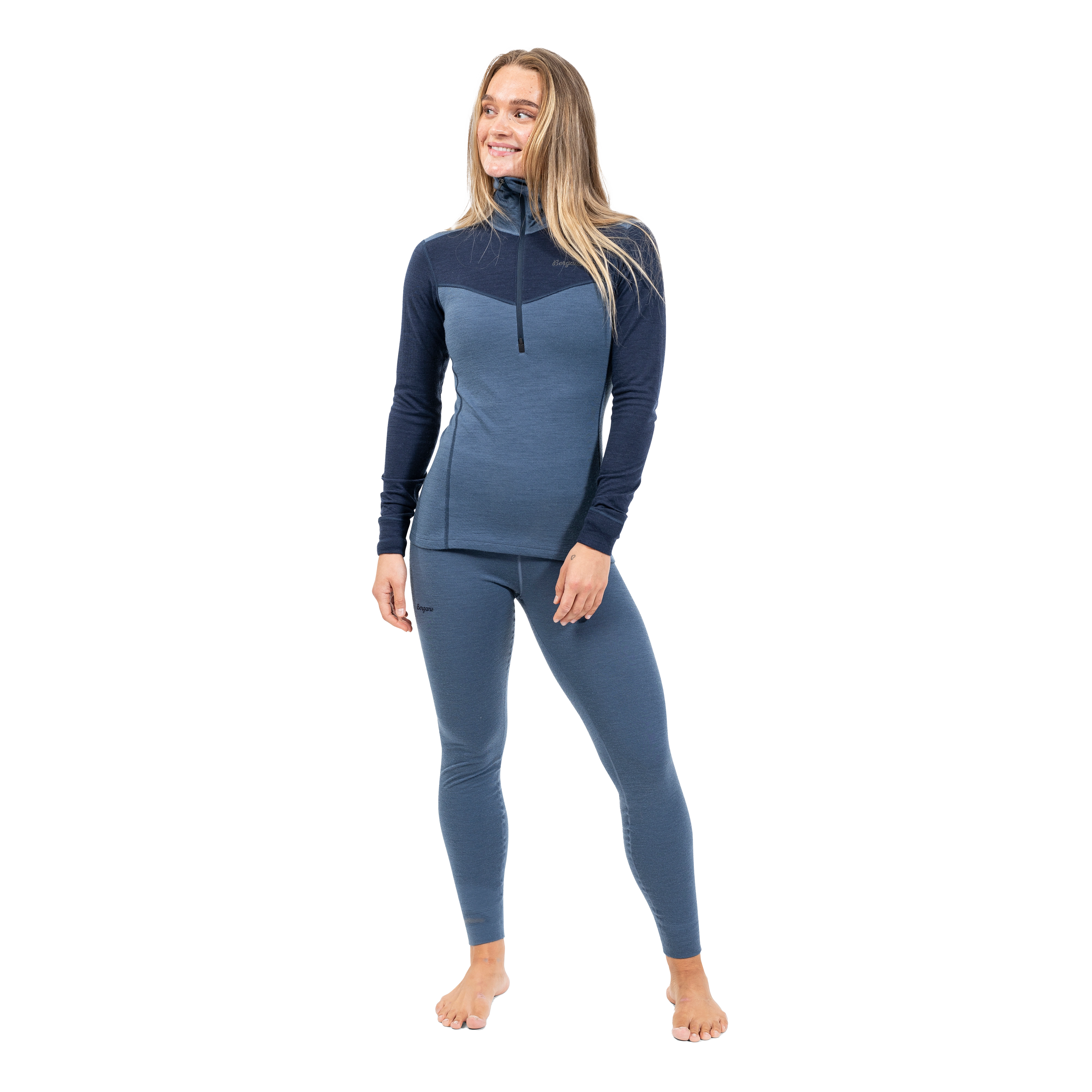 Inner:Dual Merino Half Zip Women