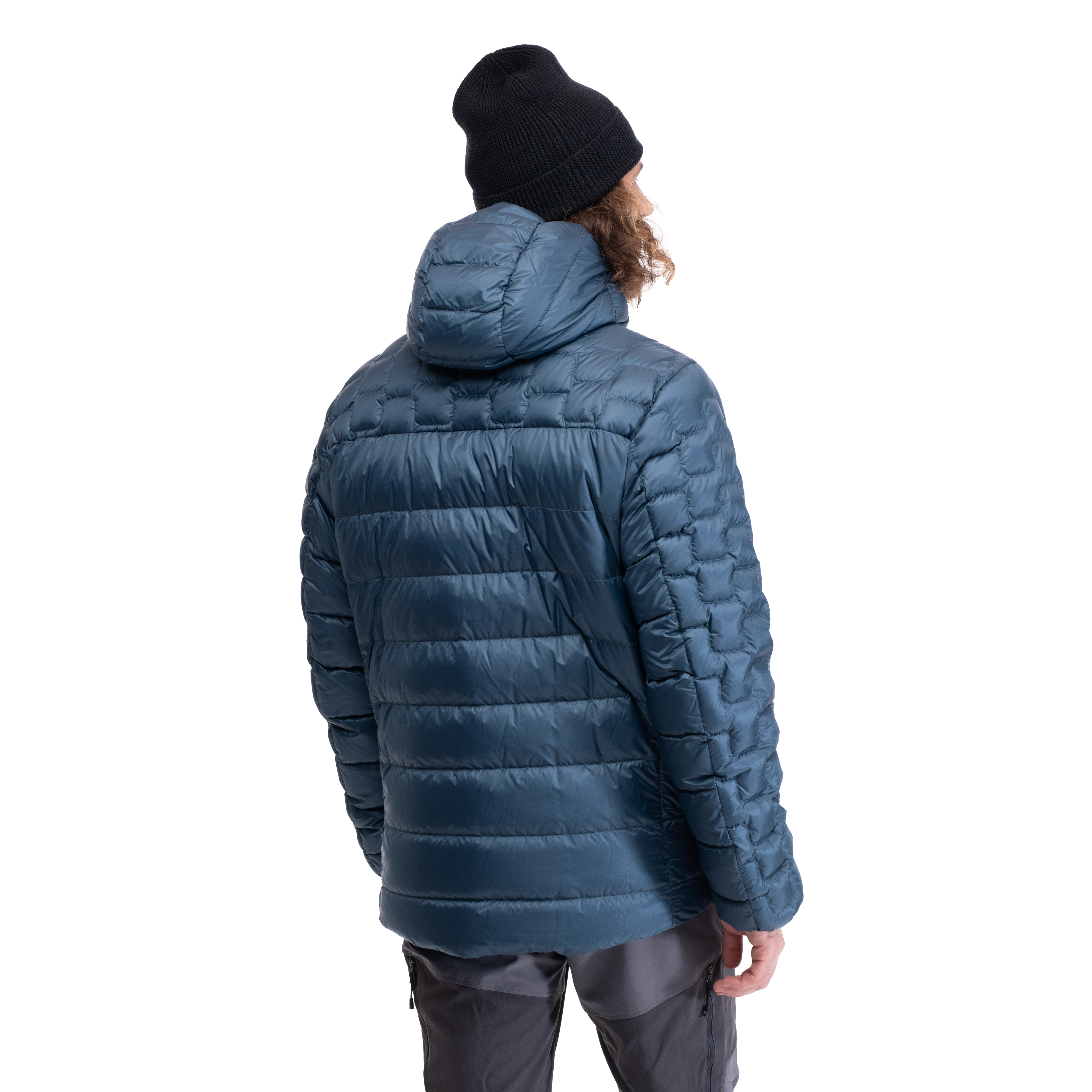 Magma Medium Down Jacket w/Hood Men