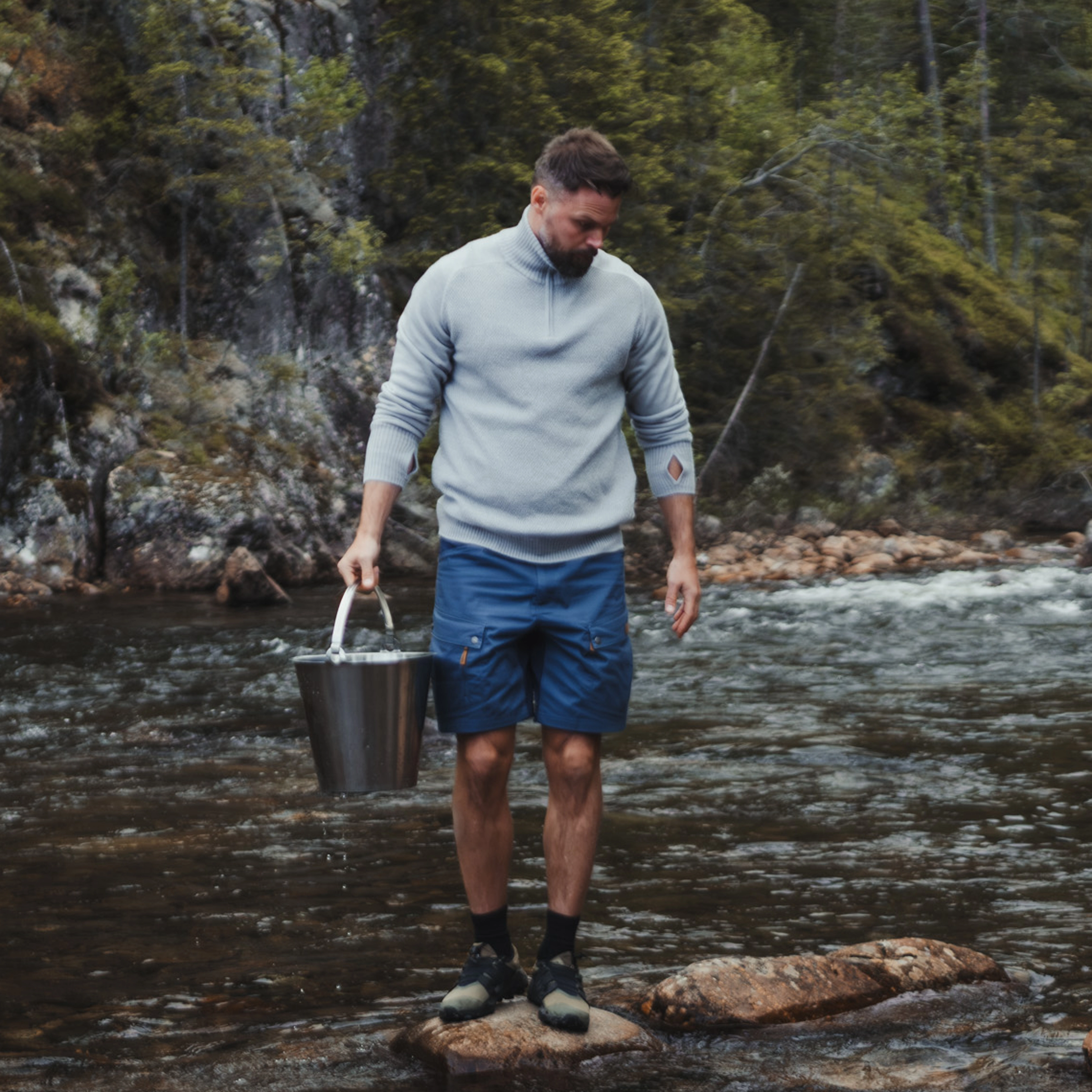 Y MountainLine Wooltech Midlayer Jacket Men