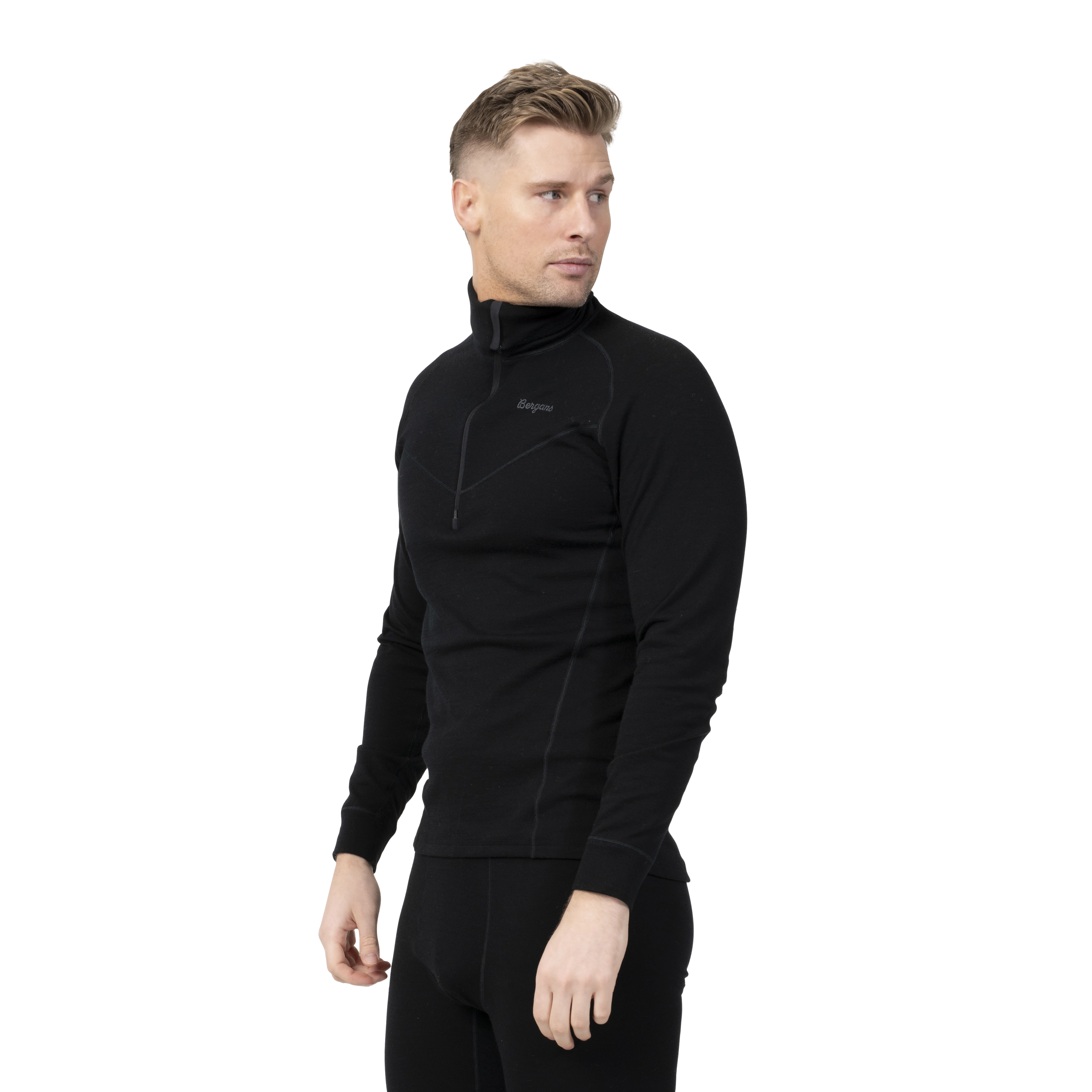 Inner:Dual Merino Half Zip Men