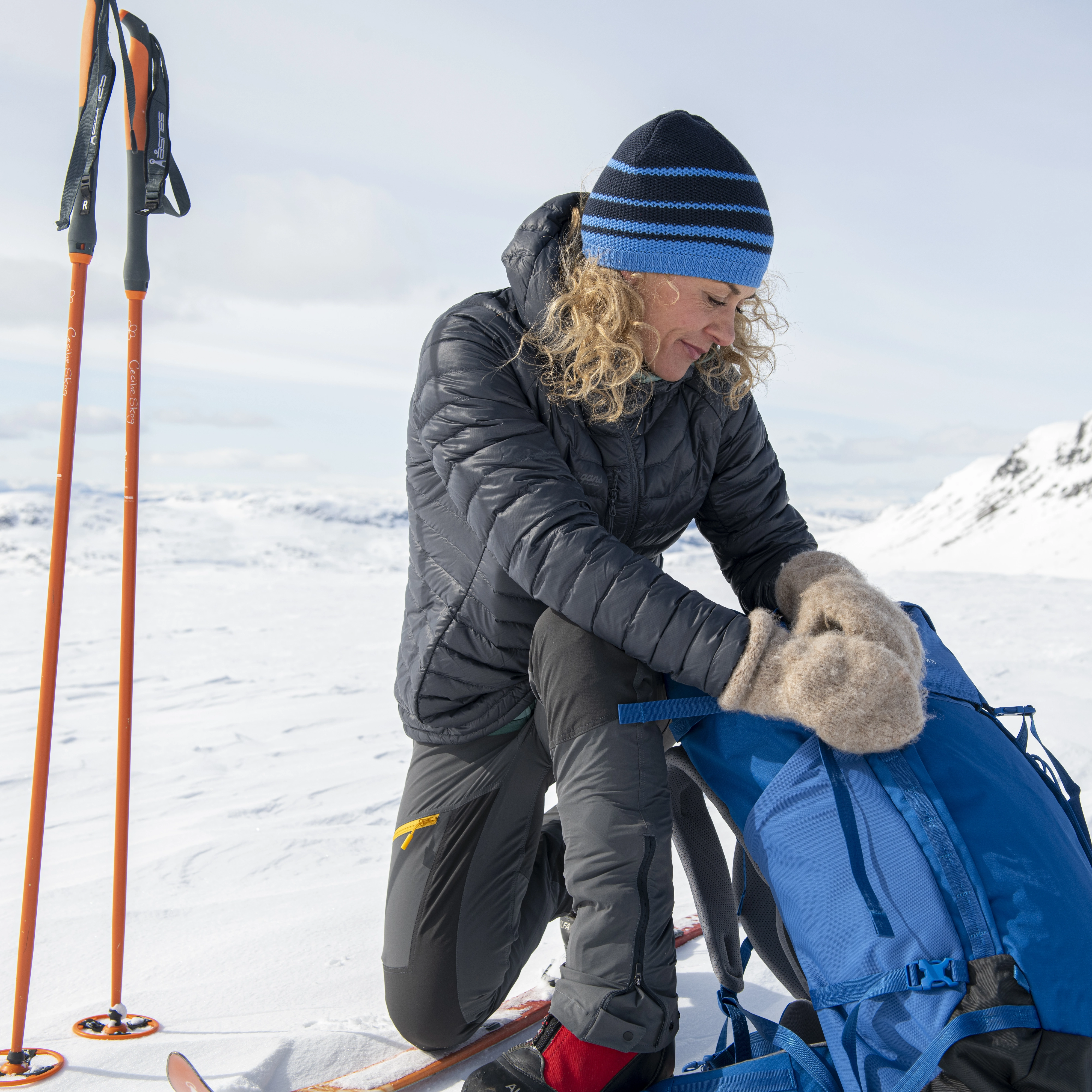 Cecilie Down Light Anorak