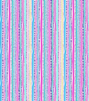 Fabric Traditions Pastel Stripe Cotton Fabric by Keepsake Calico
