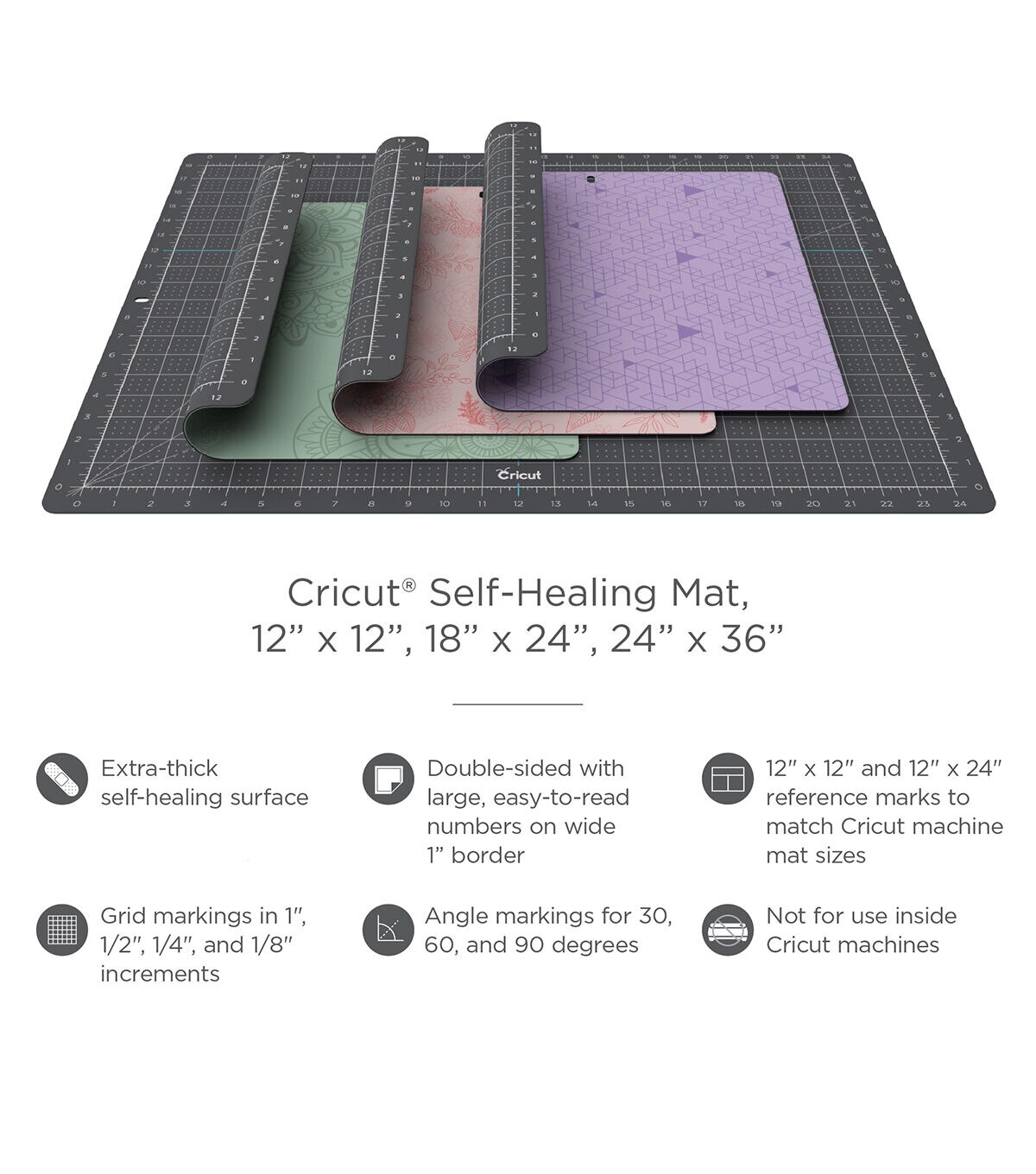 Cricut 12 x 12 Blue Decorative Self Healing Mat