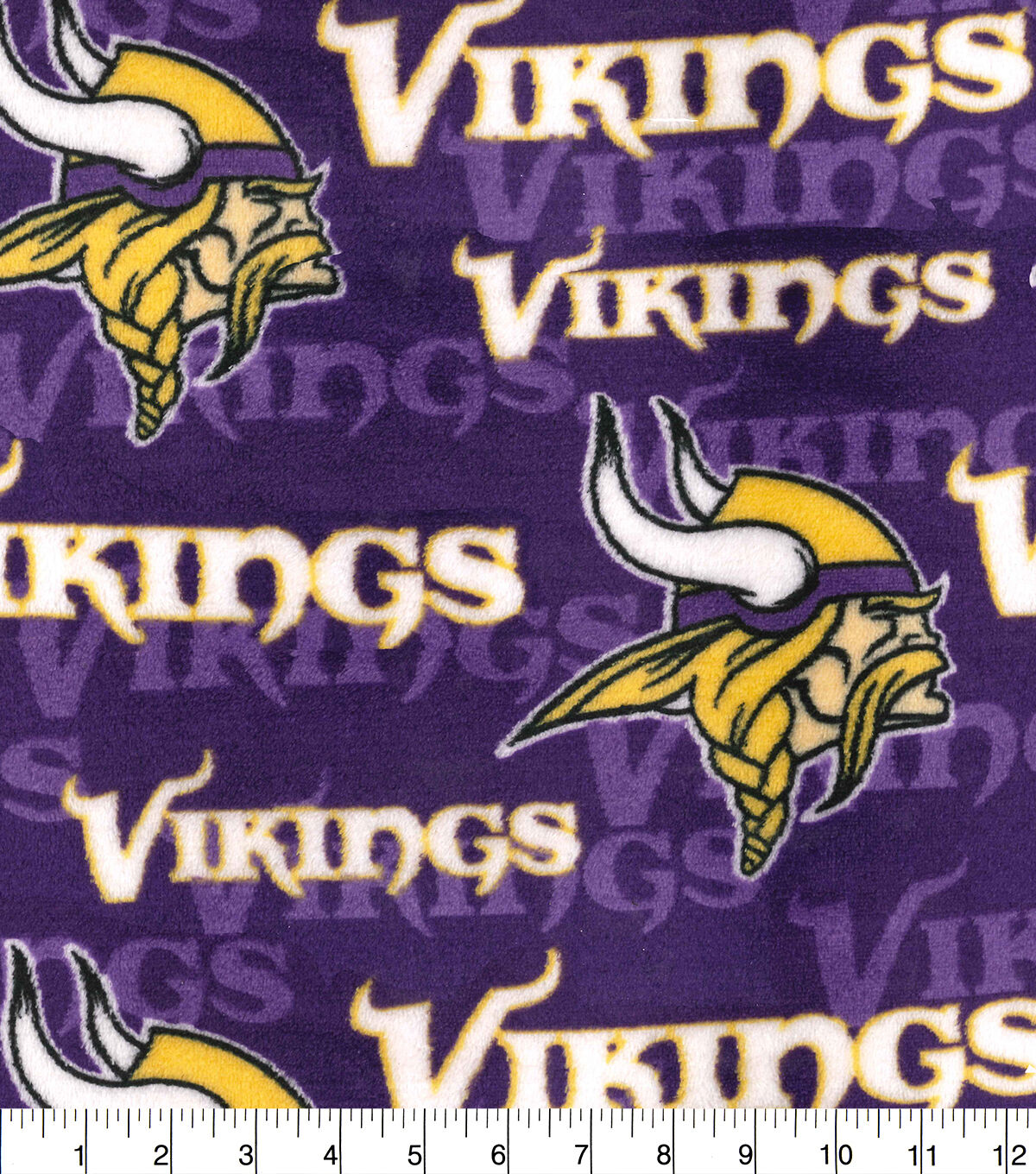 Fabric Traditions Minnesota Vikings NFL Velvet Fleece Fabric