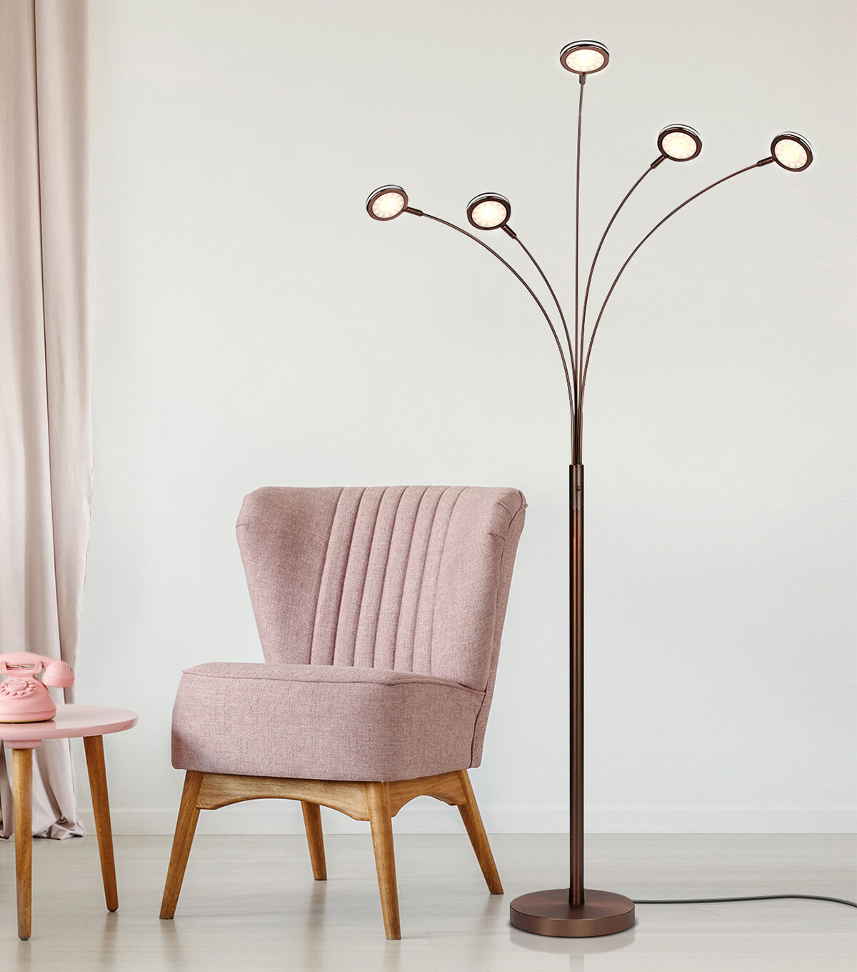 Brightech Orion LED Floor Lamp - Bronze