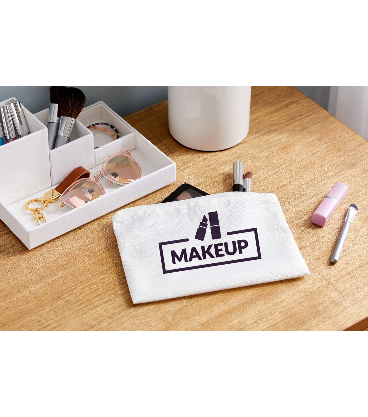 Cricut 3ct Linen Infusible Ink Cosmetic Bag Blanks