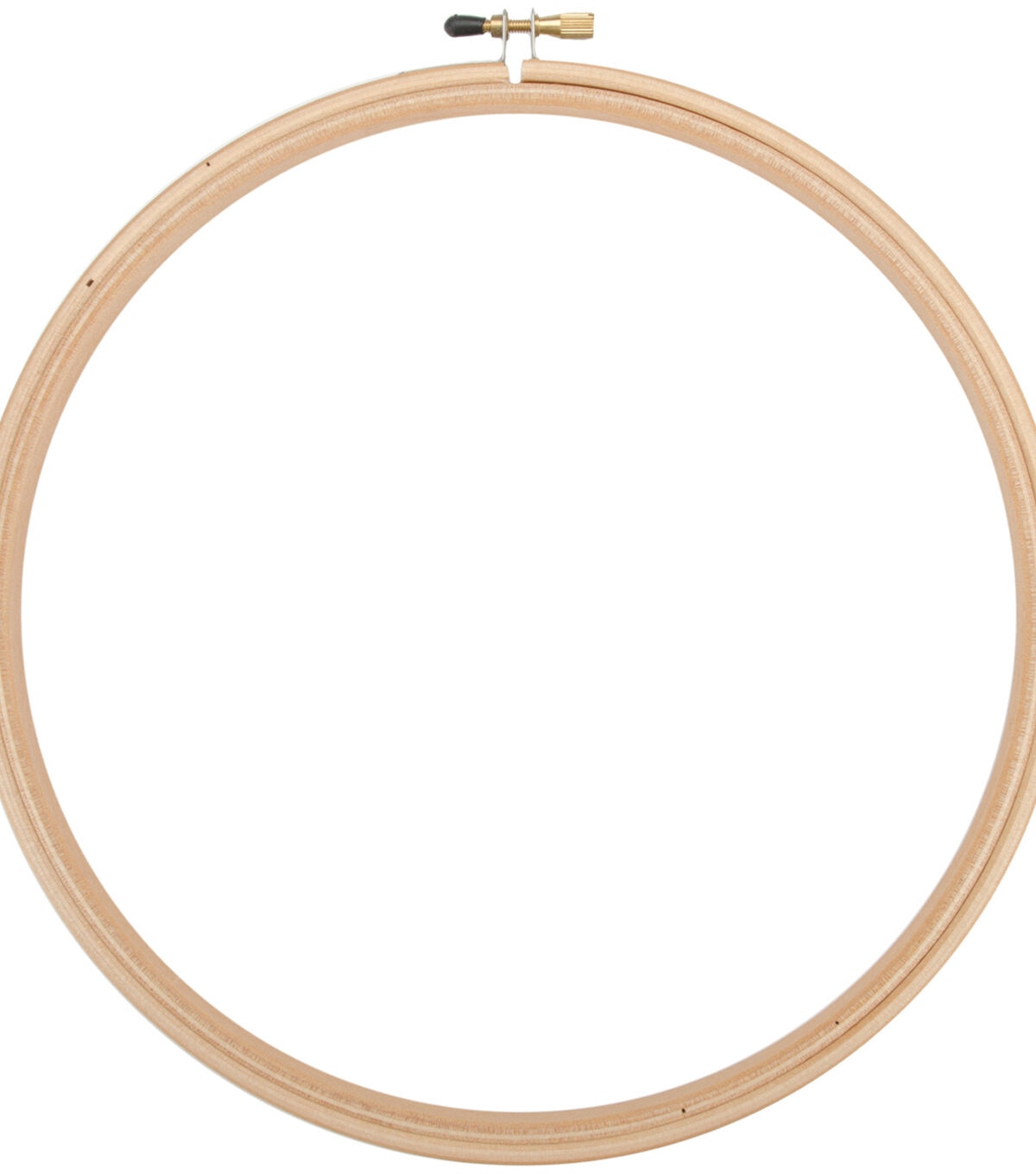 Frank A. Edmunds Wood Embroidery Hoop with Round Edges 12 Natural