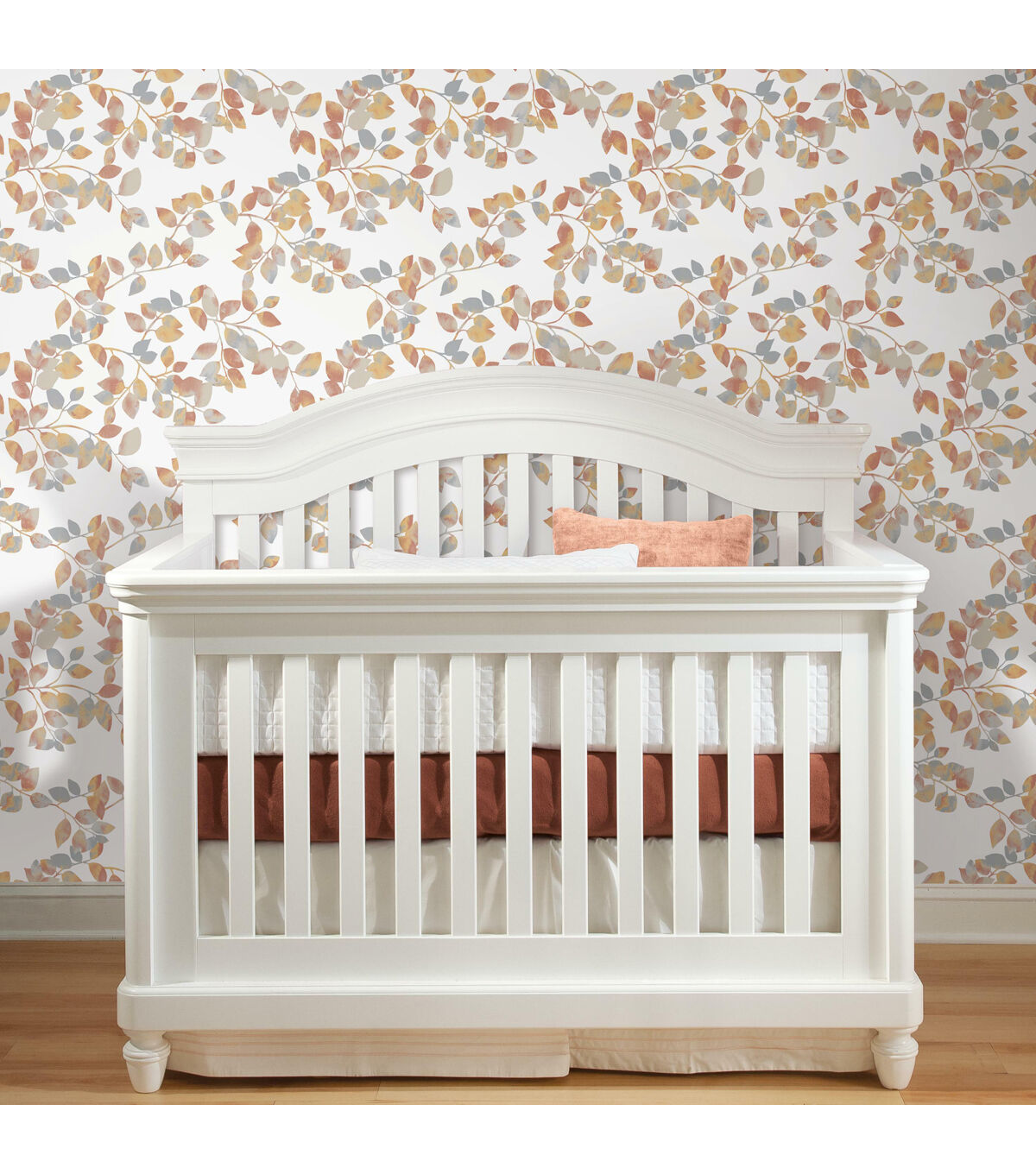 RoomMates 20.5 x 16.5' Fall Latvus Leaves Peel & Stick Wallpaper