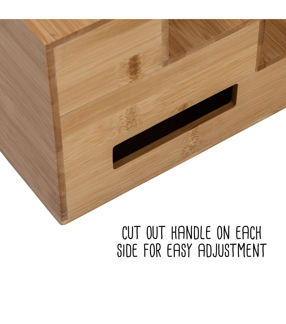 Honey Can Do 6 Natural Bamboo Expandable 3 Tier Spice Rack