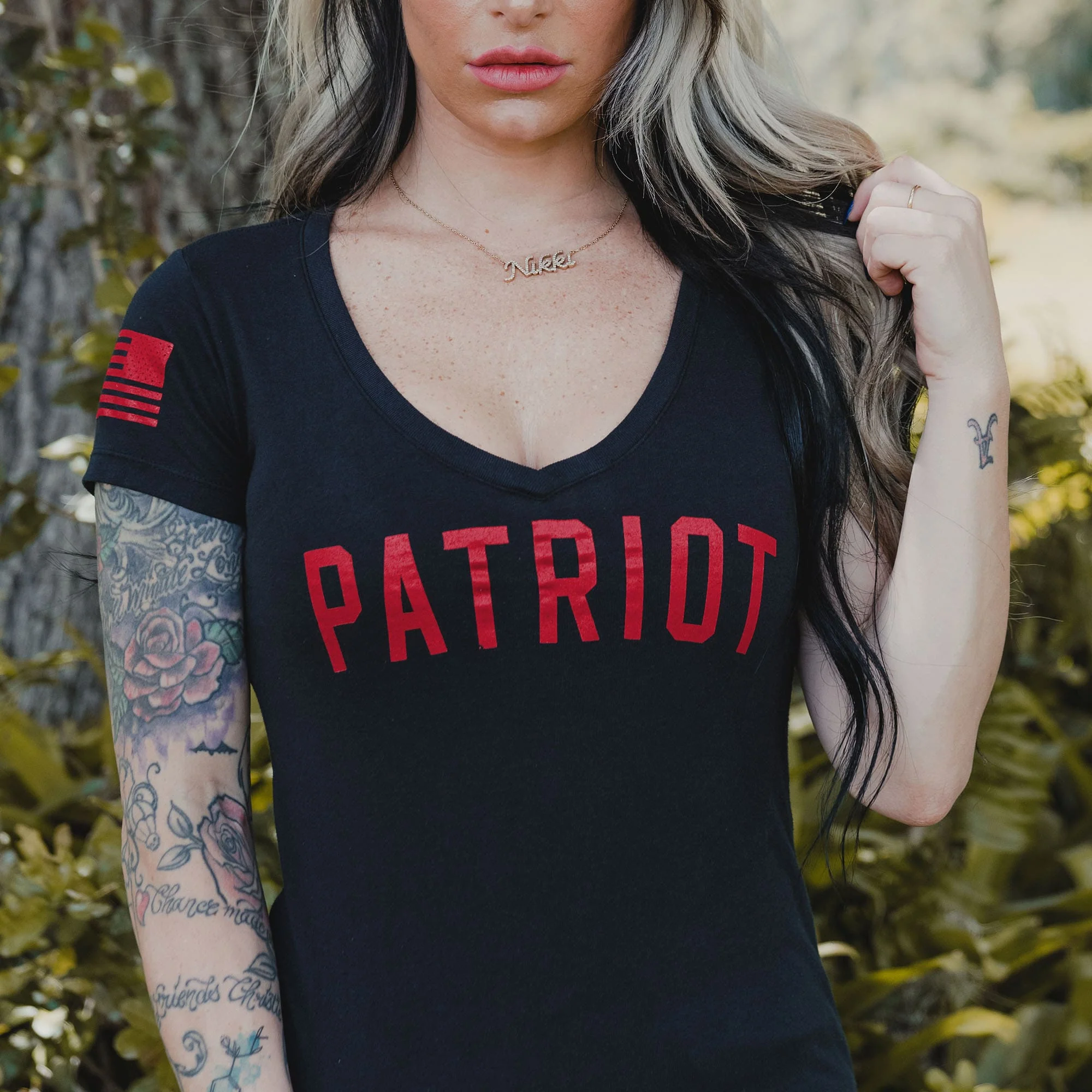 Women's Zero F's Given V-Neck - Black