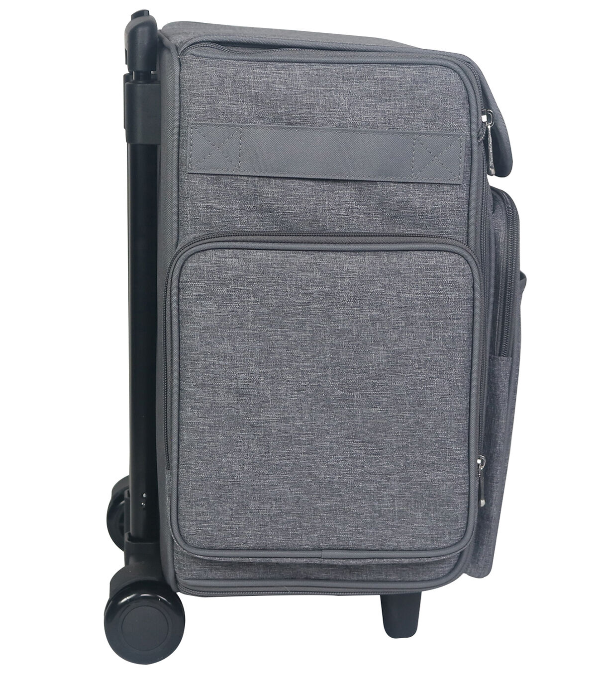 Everything Mary 15.5 Heather Gray Collapsible Rolling Craft Bag