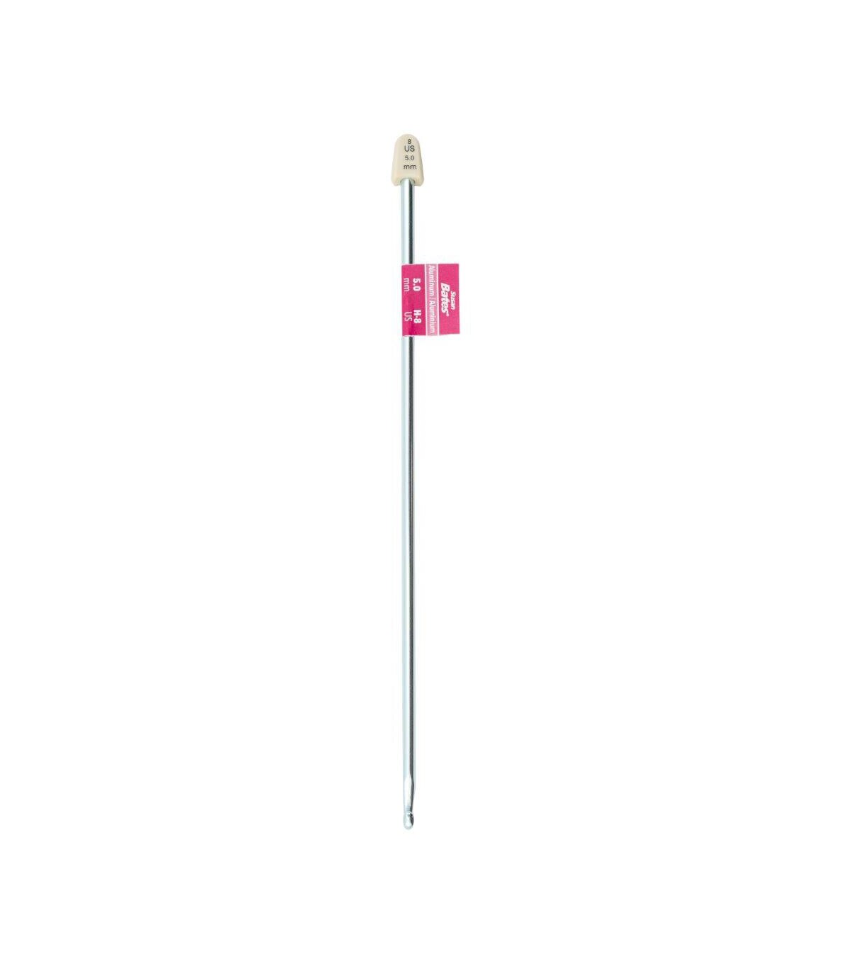 Susan Bates 10in Silvalume Aluminum Tunisian Hook