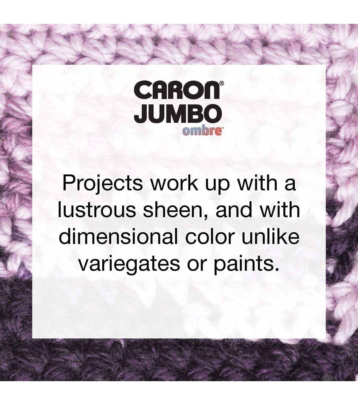 Caron Simply Soft Ombres 235yds Worsted Acrylic Yarn