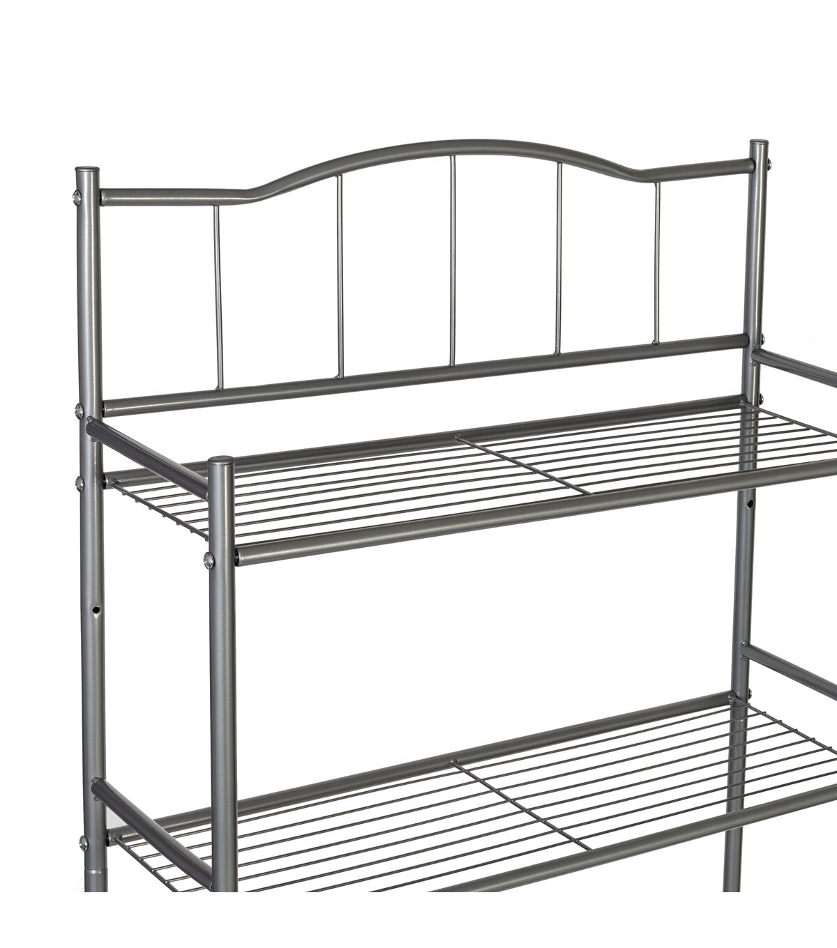 Honey Can Do 23 x 65 Satin Nickel 3 Tier Over The Toilet Space Saver