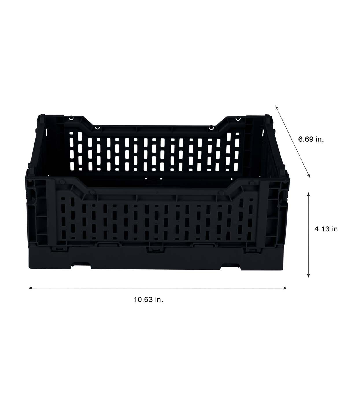Simplify Collapsible Storage Crate in Black