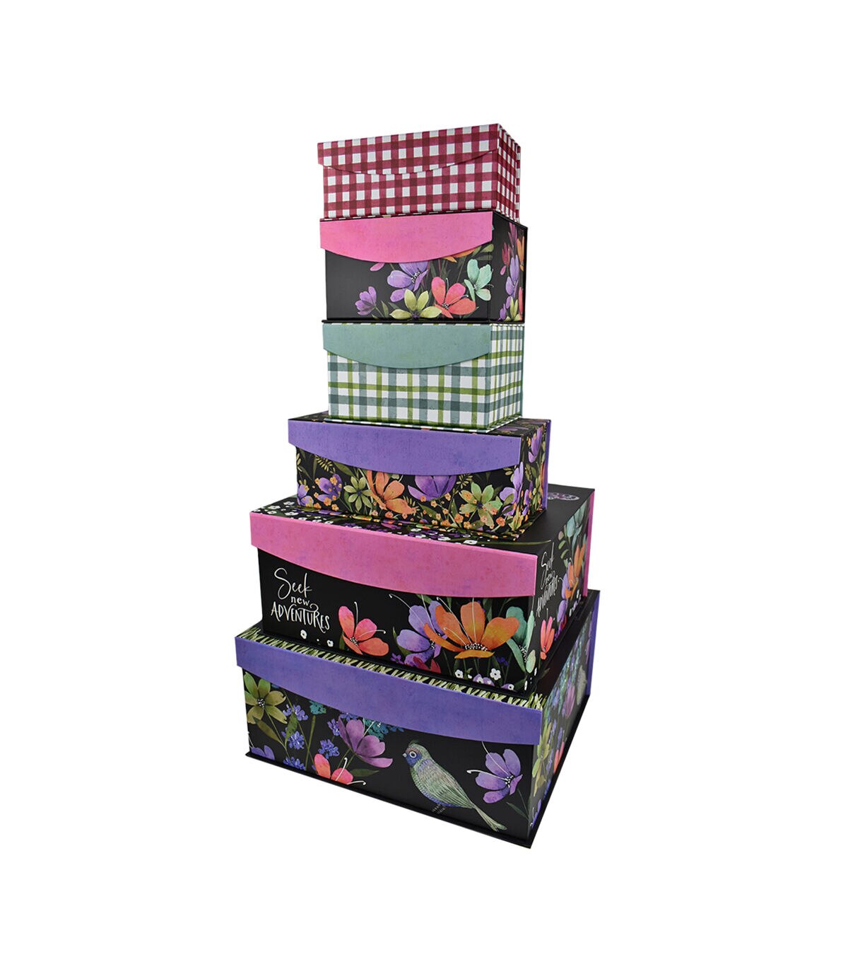 8 Red Checkered Fliptop Box by Hudson 43