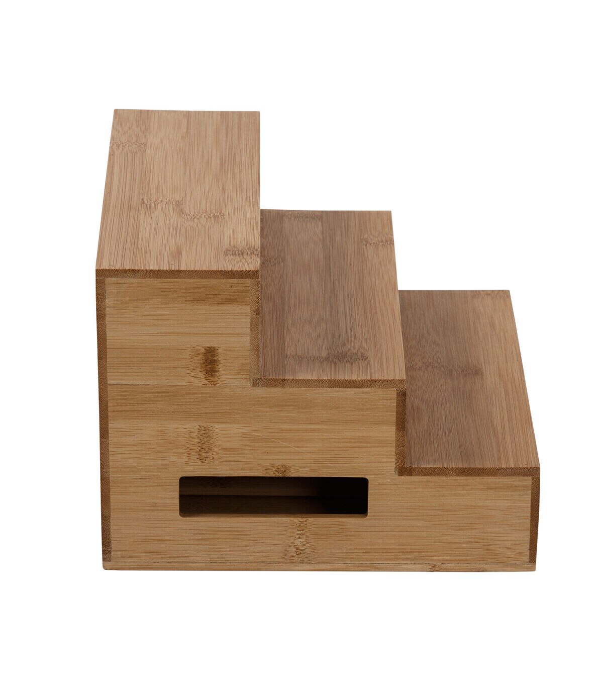 Honey Can Do 6 Natural Bamboo Expandable 3 Tier Spice Rack